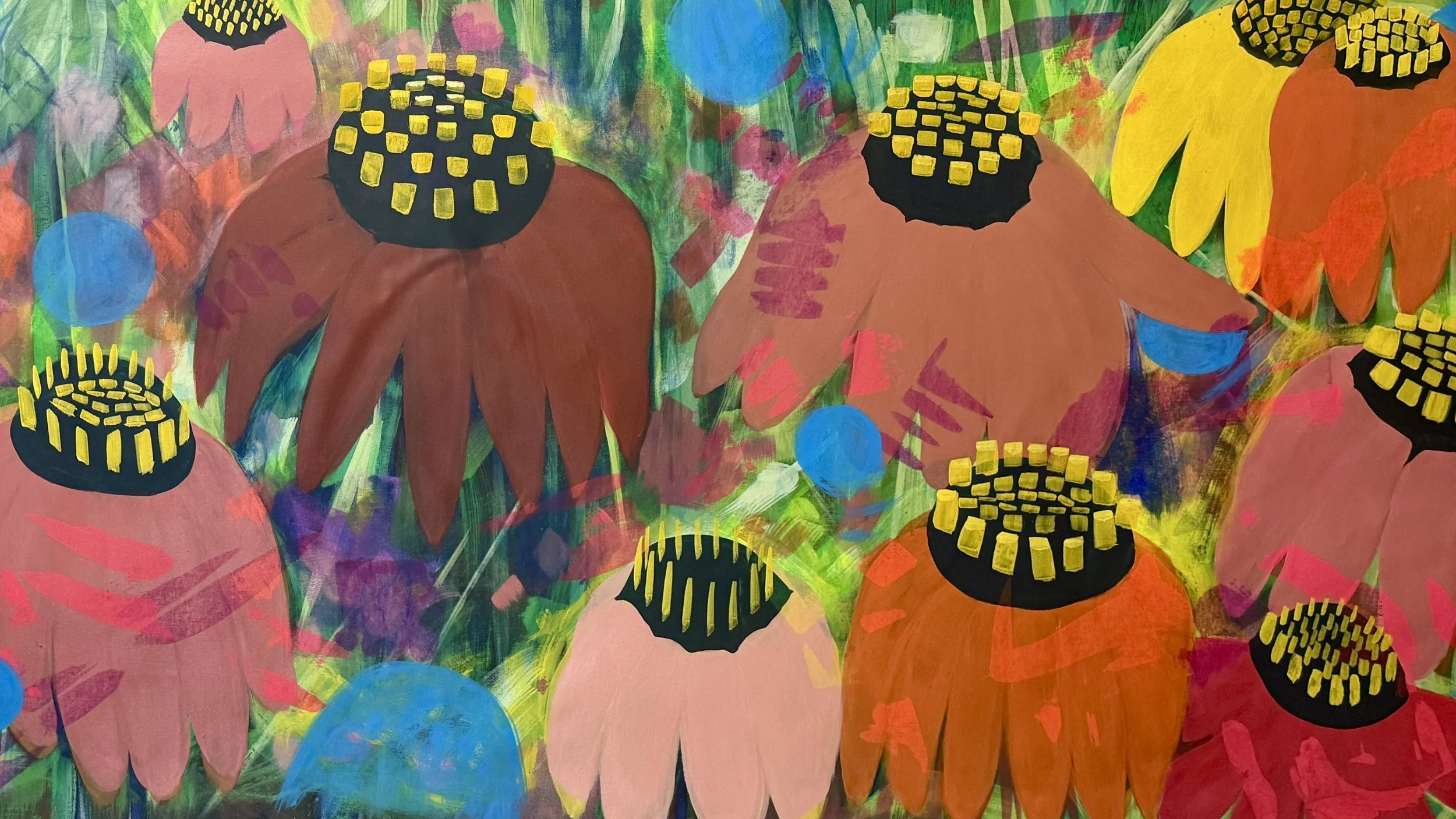 ABUNDANCE 
ACRYLIC ON CANVAS
36x72" 
2025