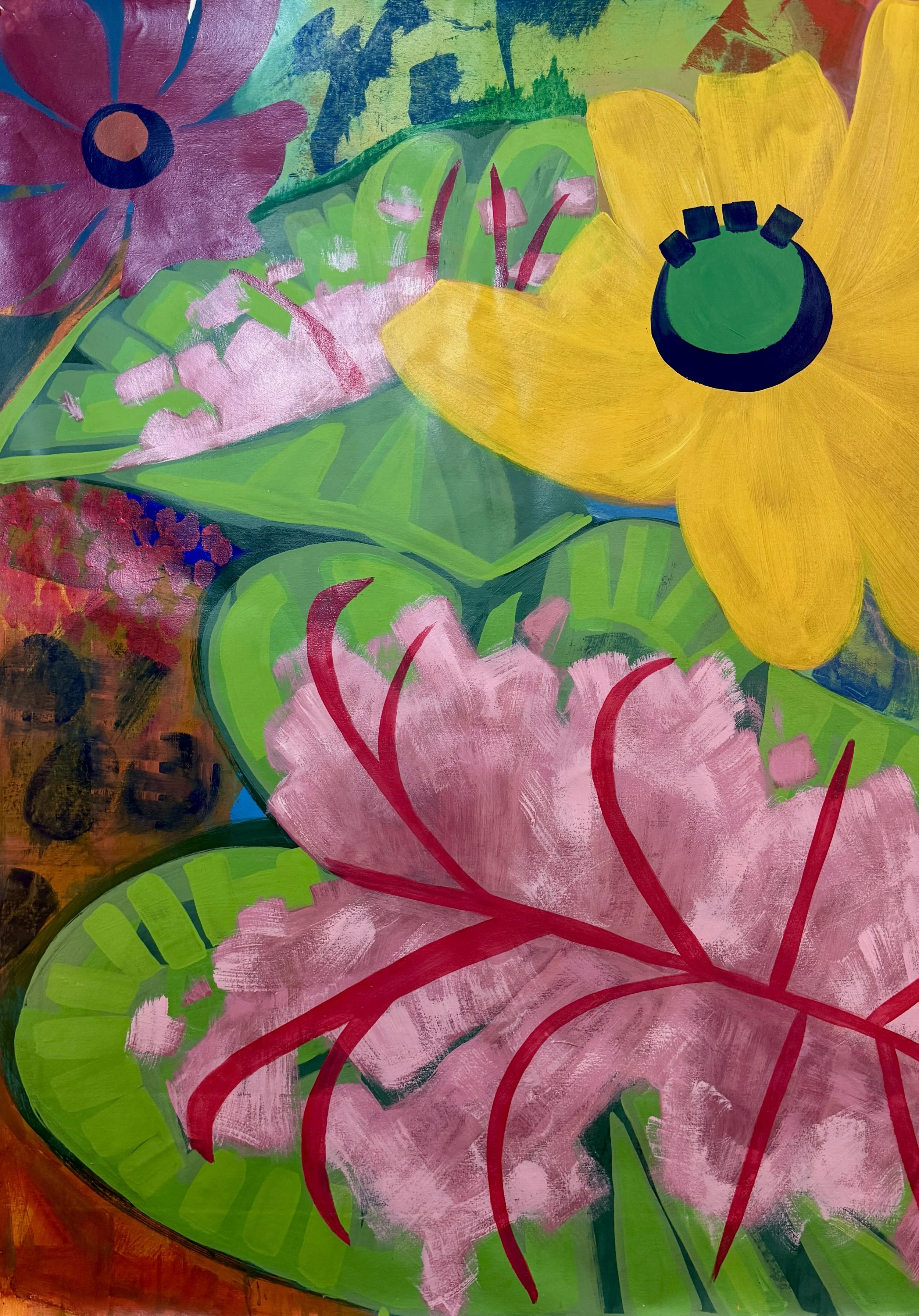 hugs
ACRYLIC ON CANVAS
36"x50" 
2025