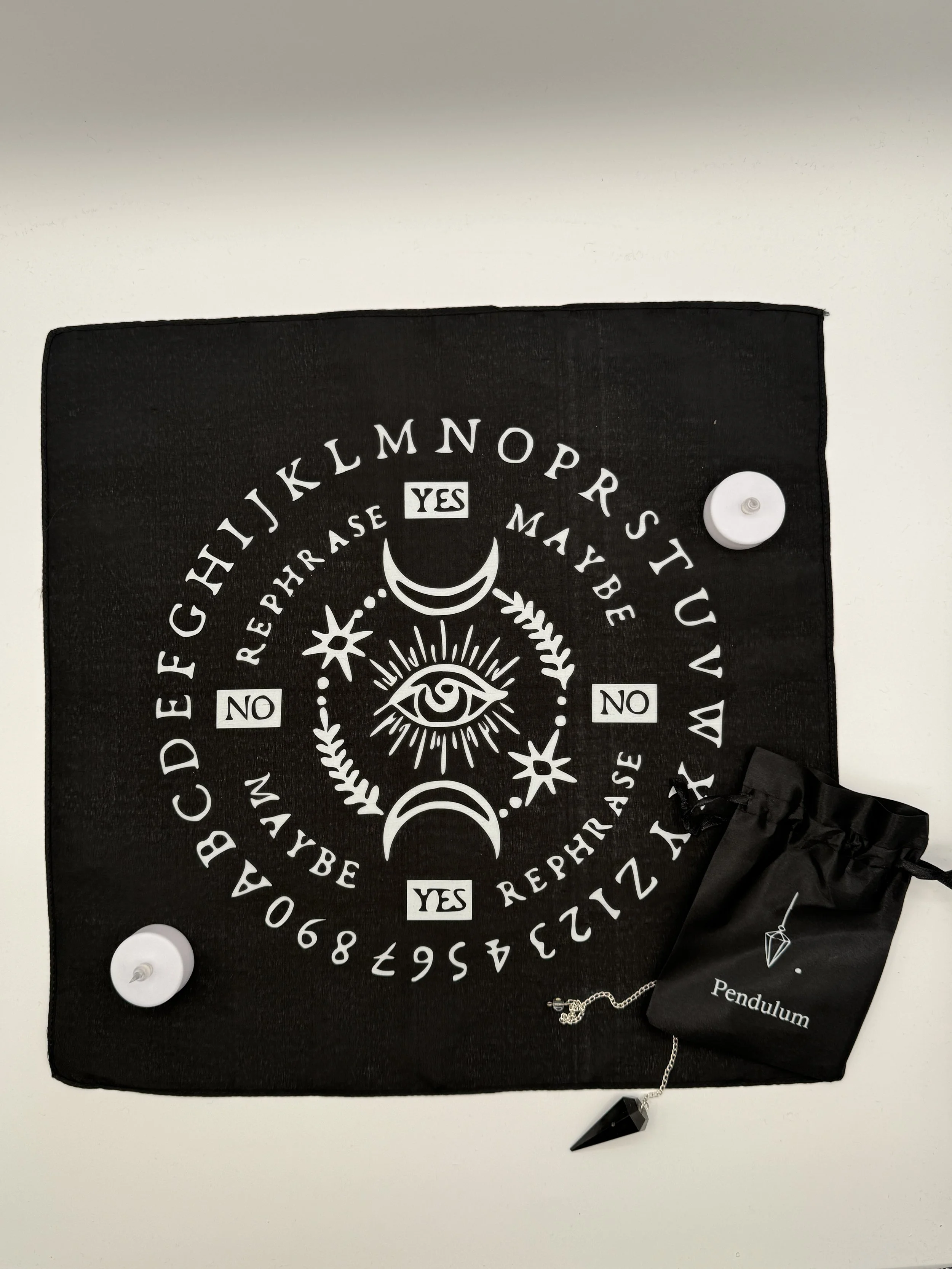 Portable Divination Cloth for On-the-Go Investigators set