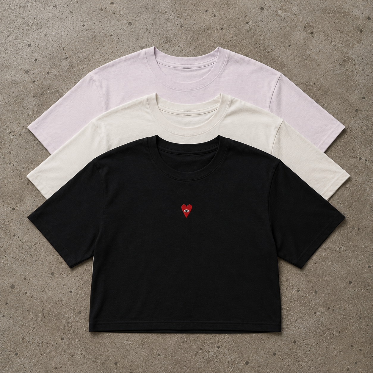 LADYS HEART CROP-T