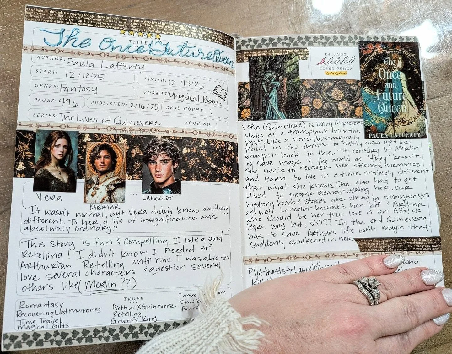 Here's your reminder that the new year is coming up. It's time to start a 2026 reading Journal! Finishing out this year with some great books! If you haven't heard of this one, you should definitely give it a try.
 @paulalafferty_writes 
.
.
#Reading