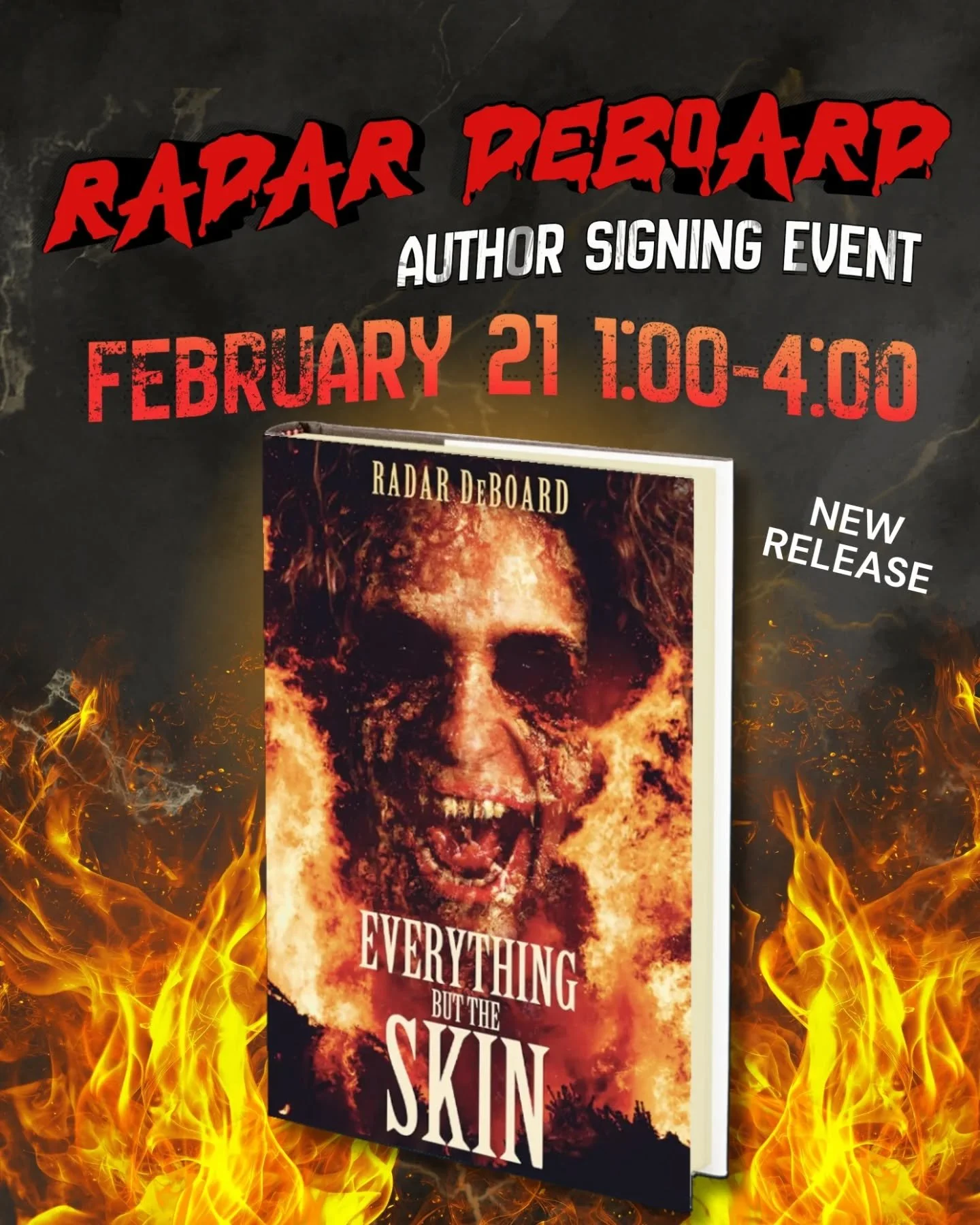 Friday the 13th is a perfect day for thrillers and this announcement! Radar will be back Saturday February 21st to sign his new book! 
.
.
#localauthor #indieauthorsofinstagram #Bookstore #bookrecs #horror