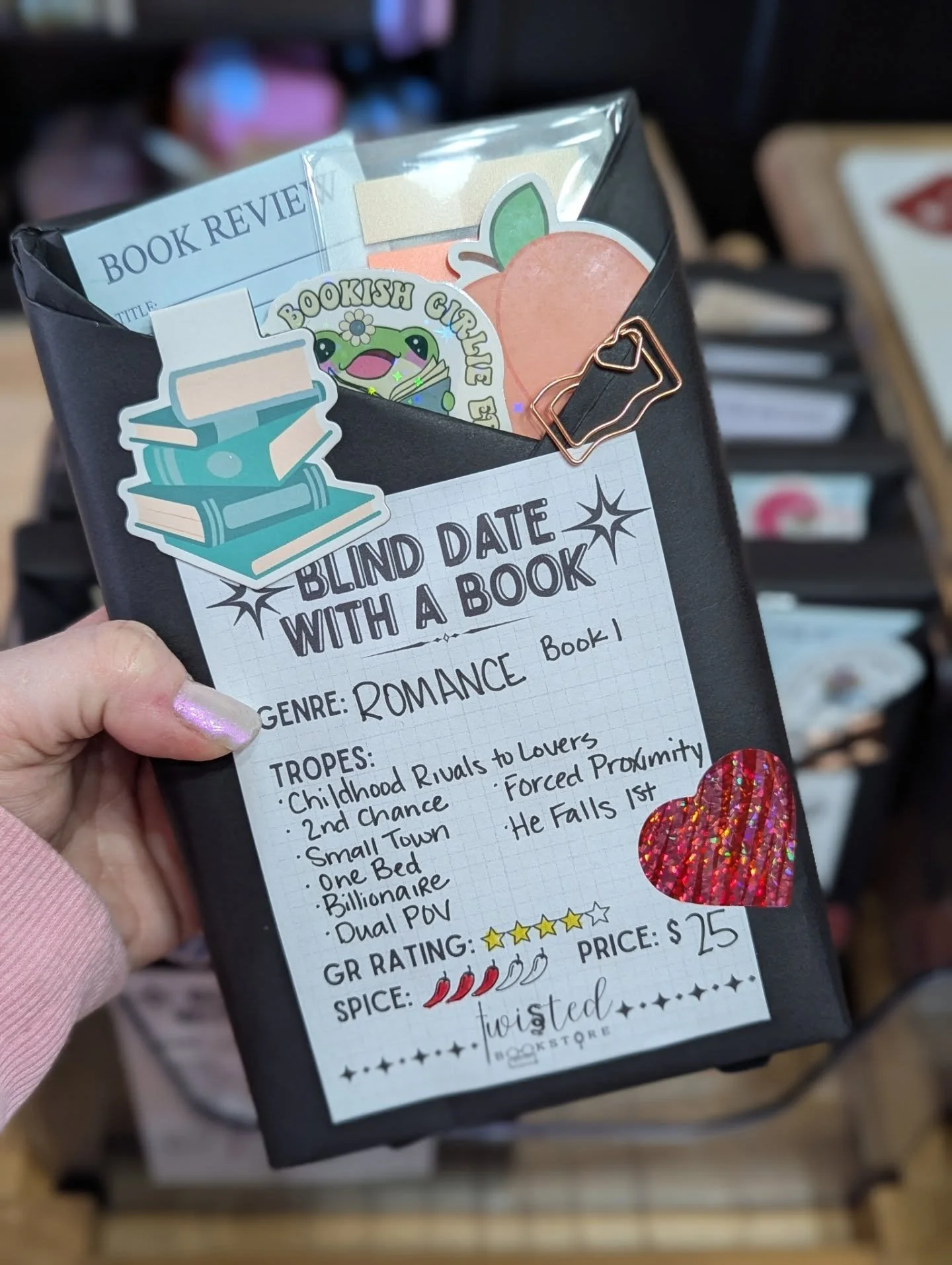Got a restock on blind dates! Will be doing some thrillers soon😍