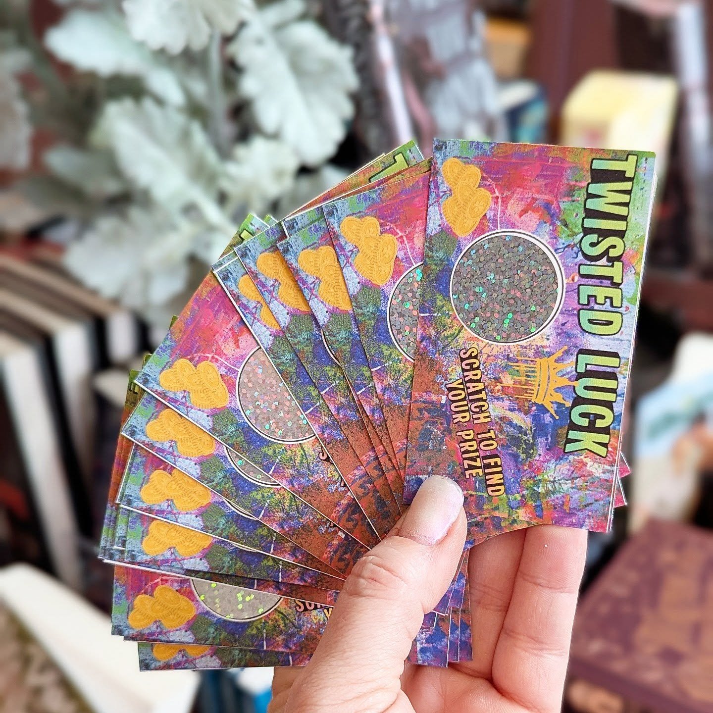 Hope to see you all Thursday after hours to try out these scratch-it tickets! They include fun prizes, discounts, and of course the grand prize is a free entry to the WeaponUp event!