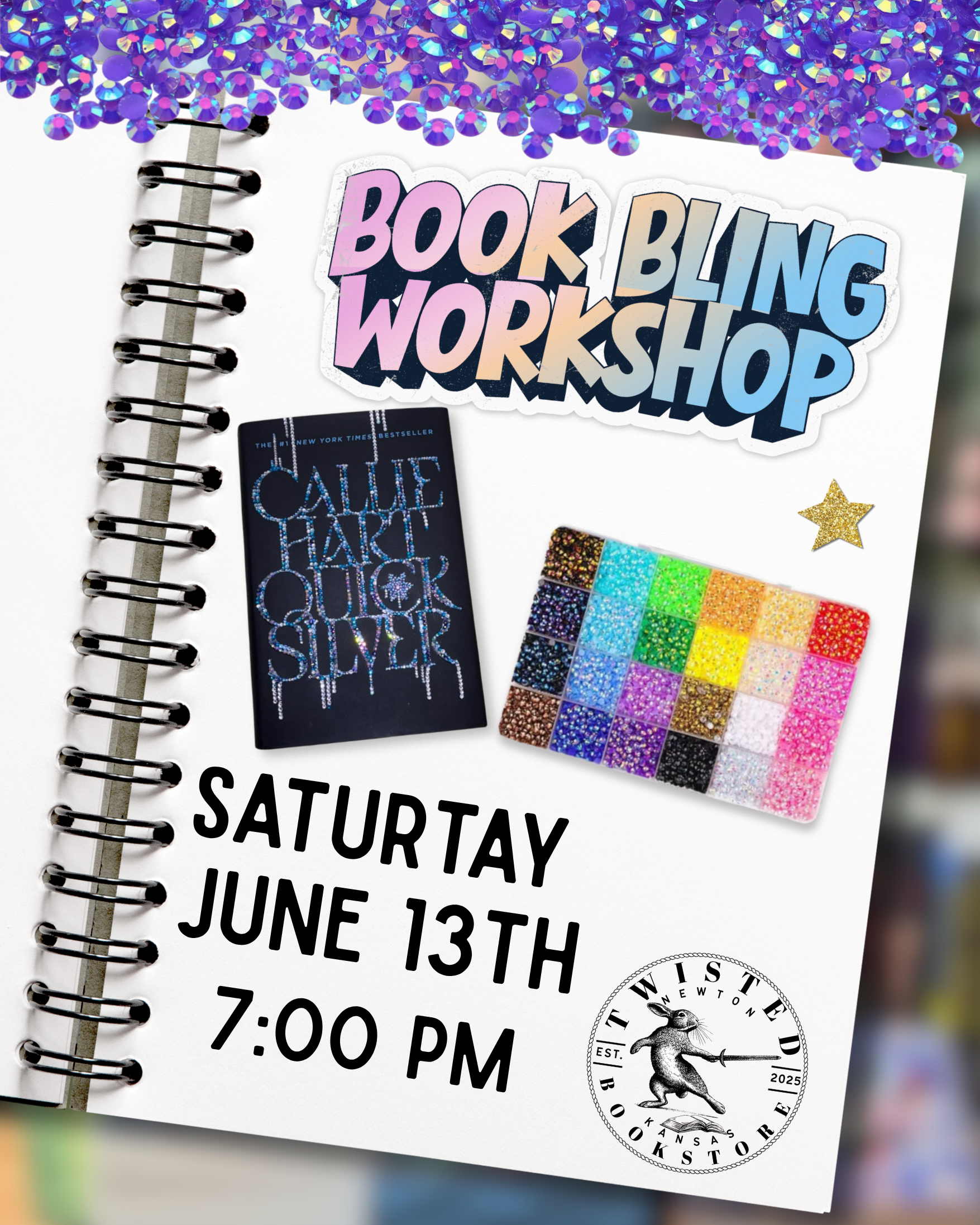 Book Bling Workshop - JUNE