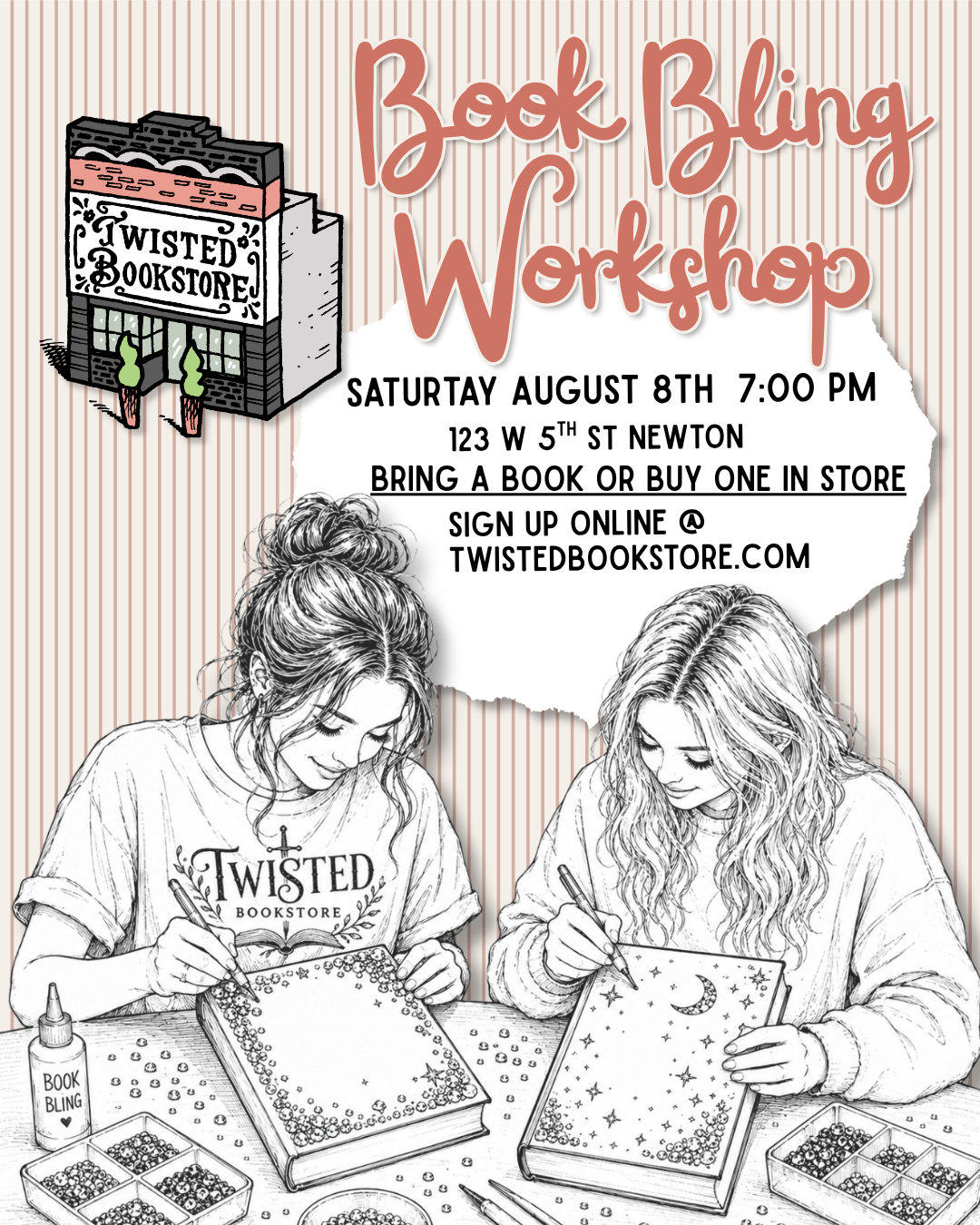 (9/12) - Fall Book Bling Workshop