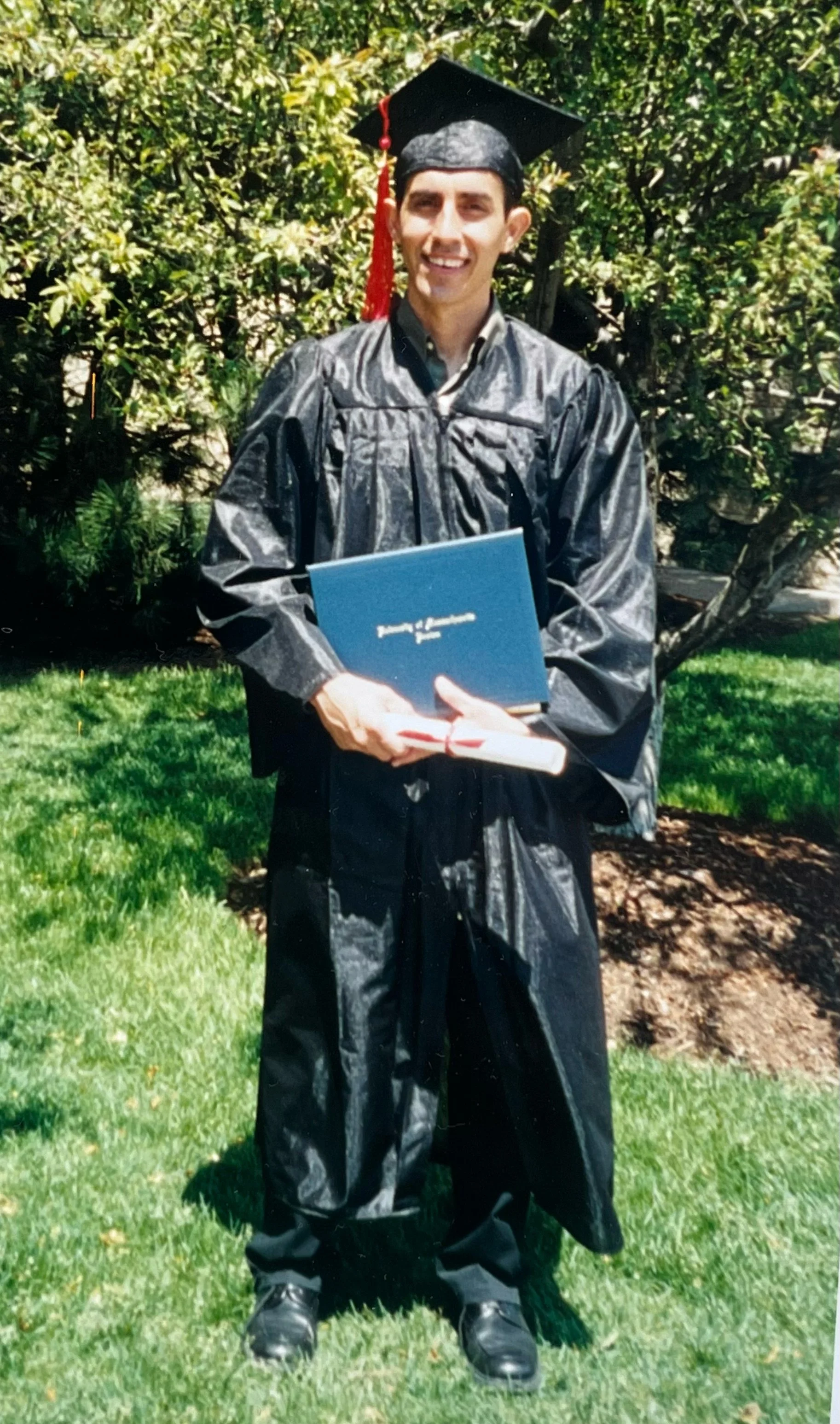 Samuel Hurtado as a college graduate.