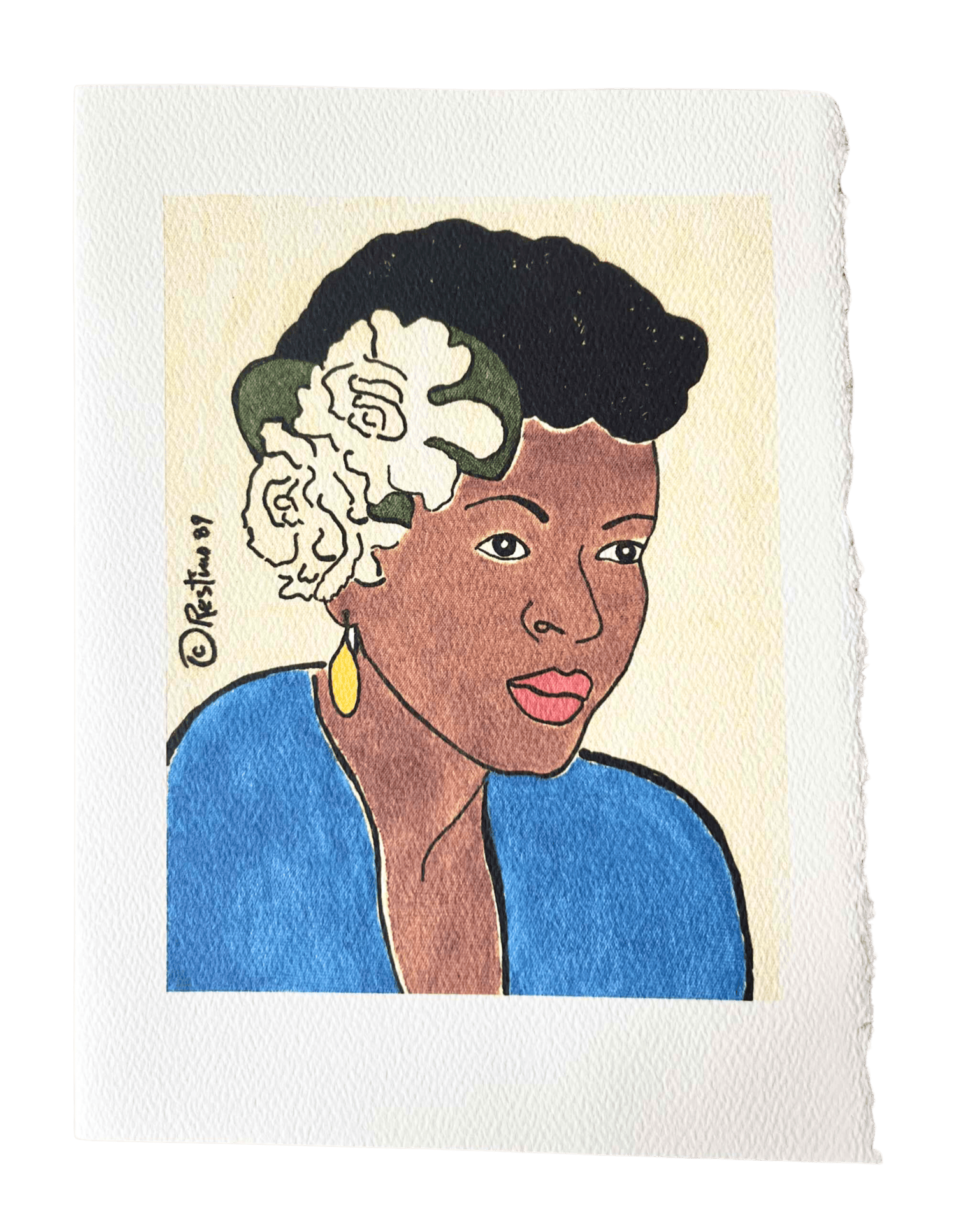 Janet Restino JanetsArthouse Thank You Card