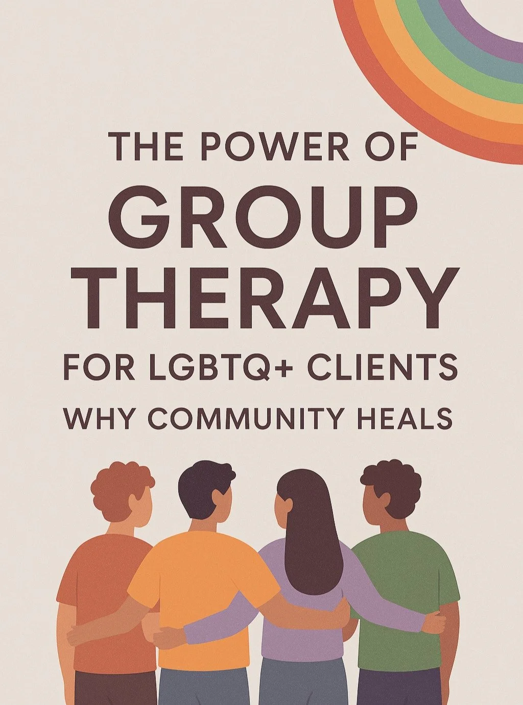 Our groups are warm, identity-affirming spaces where queer folks can feel seen, understood, and supported by people who truly get it. Whether you&rsquo;re navigating relationships, identity, community, self-acceptance, or just wanting a place to proc