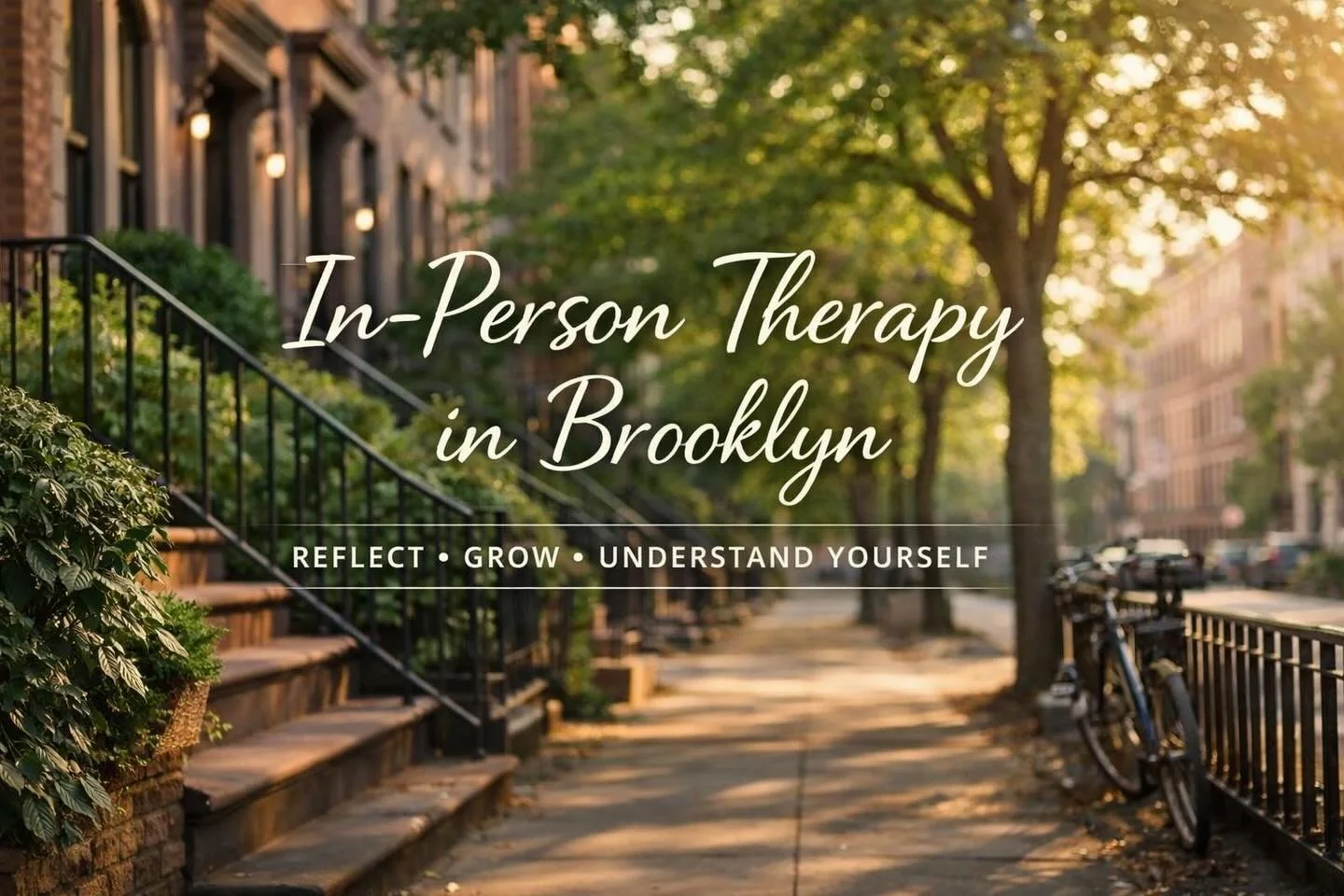 Growth takes time and space. 🌿

We offer in-person individual therapy in our Brooklyn based offices! Groundwork Therapy offers a private, supportive place to reflect, explore, and better understand yourself and your relationships. With long-term, ex