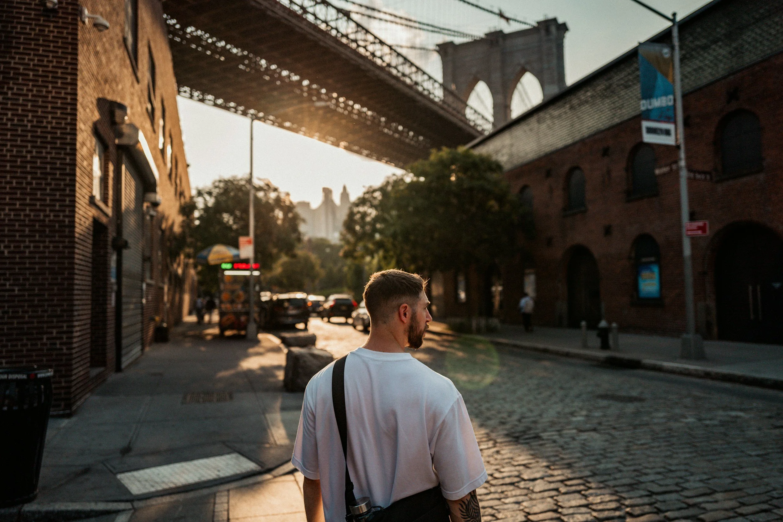 Quiet Brooklyn street representing LGBTQIA+ isolation, identity reflection, and search for belonging