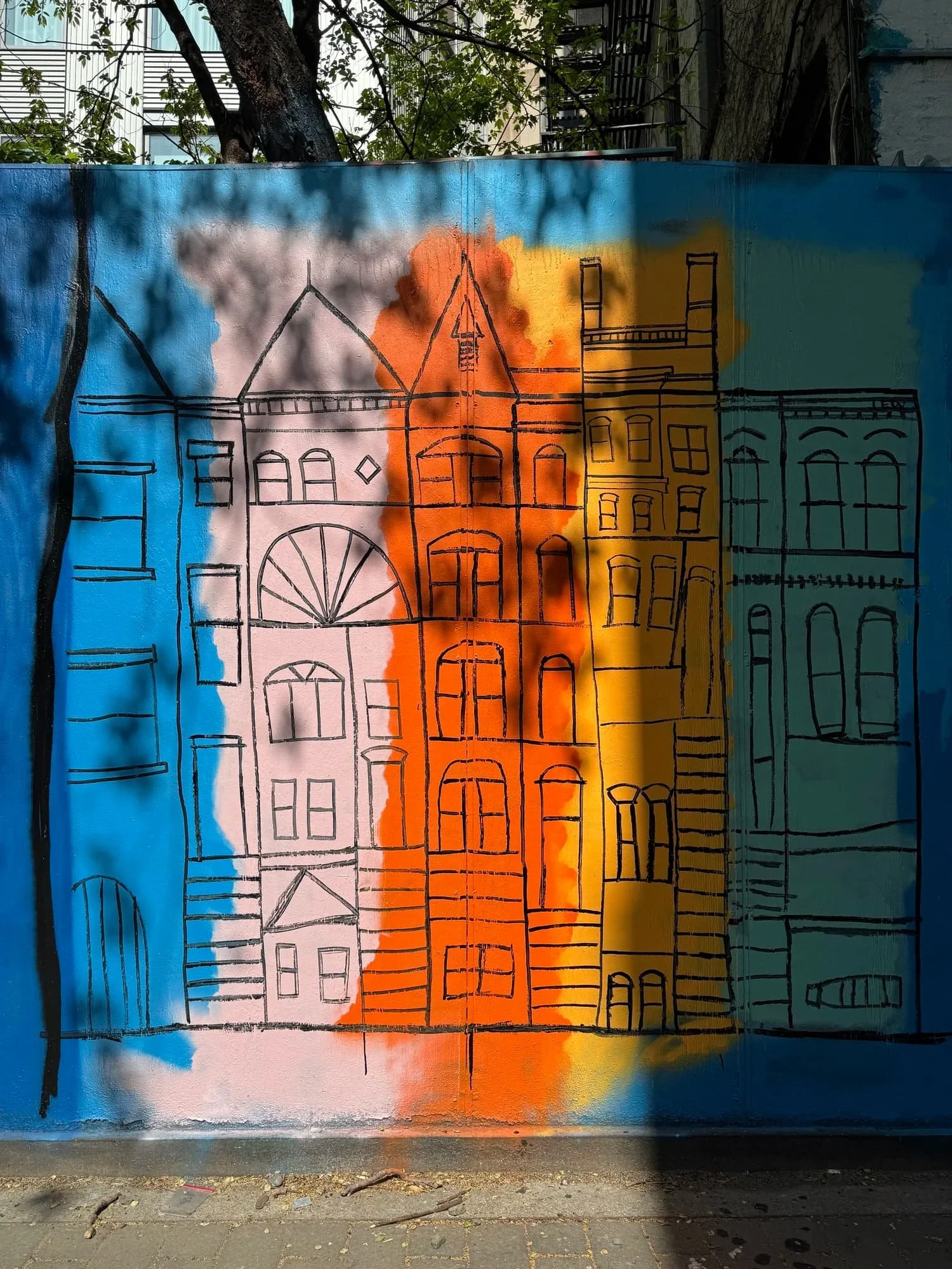 NYC street mural representing a collaborative approach to supervision and consultation