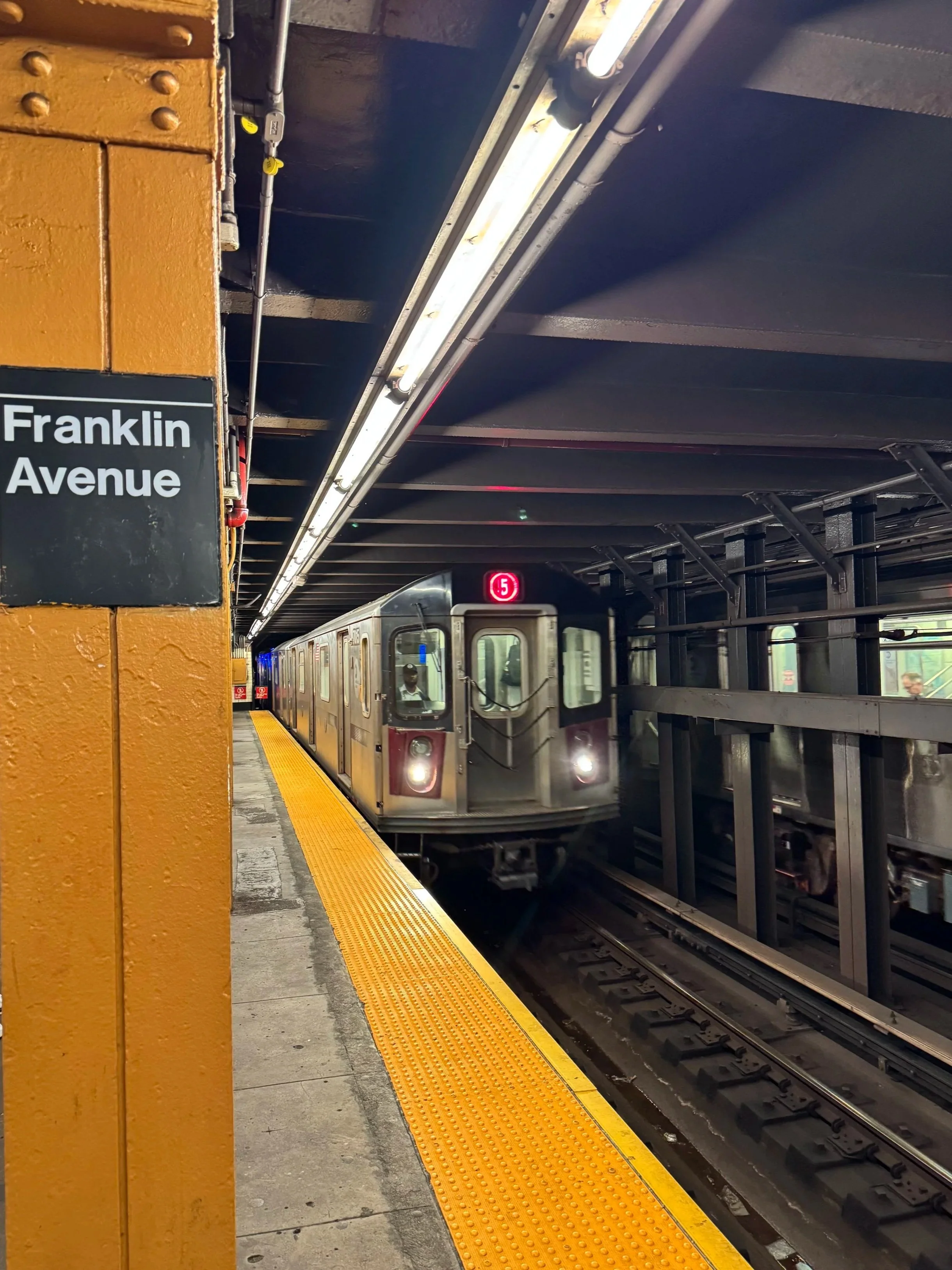 Franklin Avenue subway station in Brooklyn.