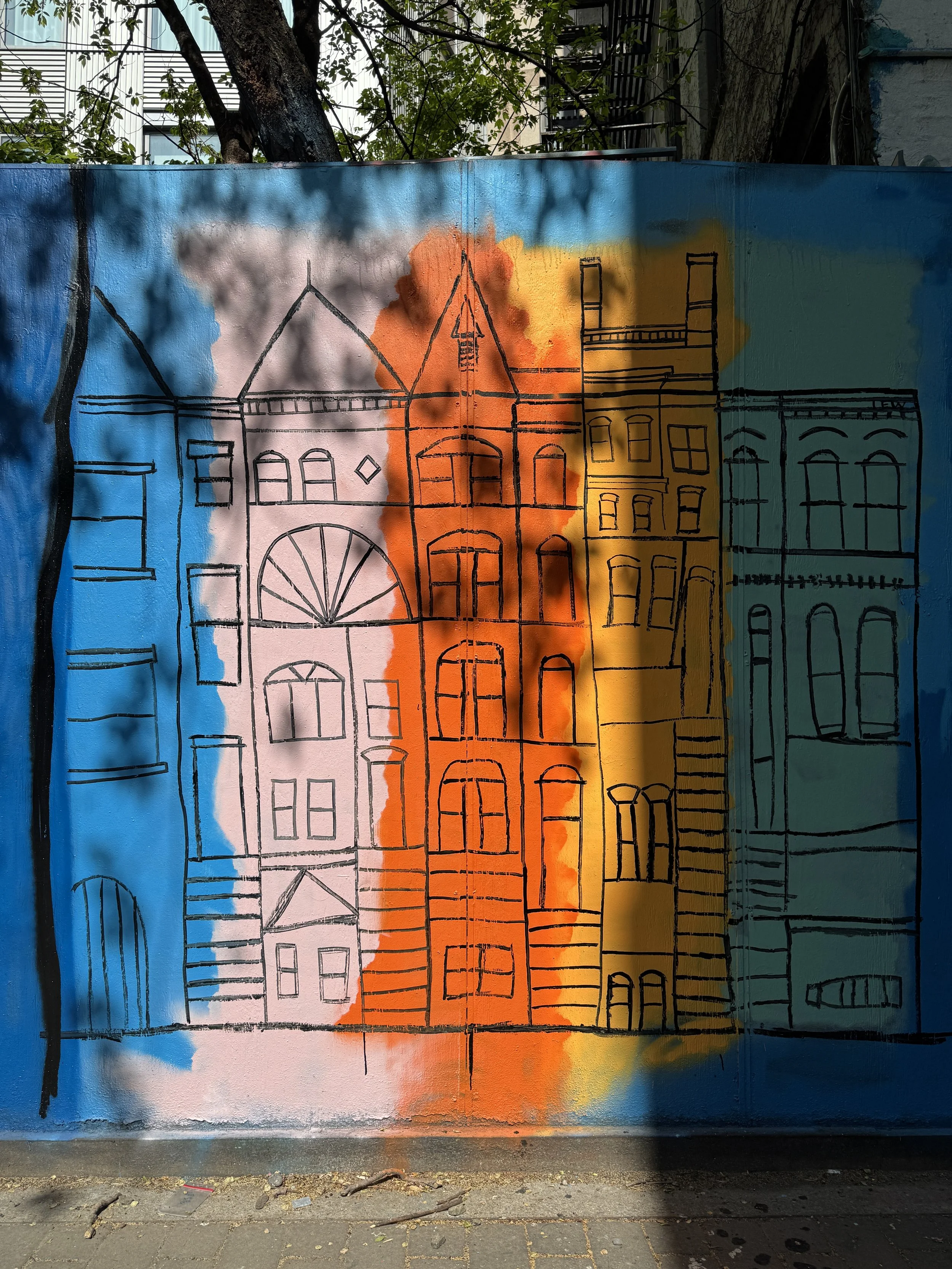 NYC street mural representing a collaborative approach to supervision and consultation