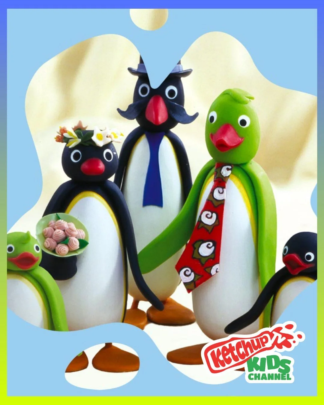 🐧💍 Join Pingu and friends for a heartwarming, giggle-filled celebration that&rsquo;s truly one-of-a-kind. 

👉 Ketchup TV is waiting! Watch for FREE on Streamplay.Digital 🎉
bit.ly/KIDZK