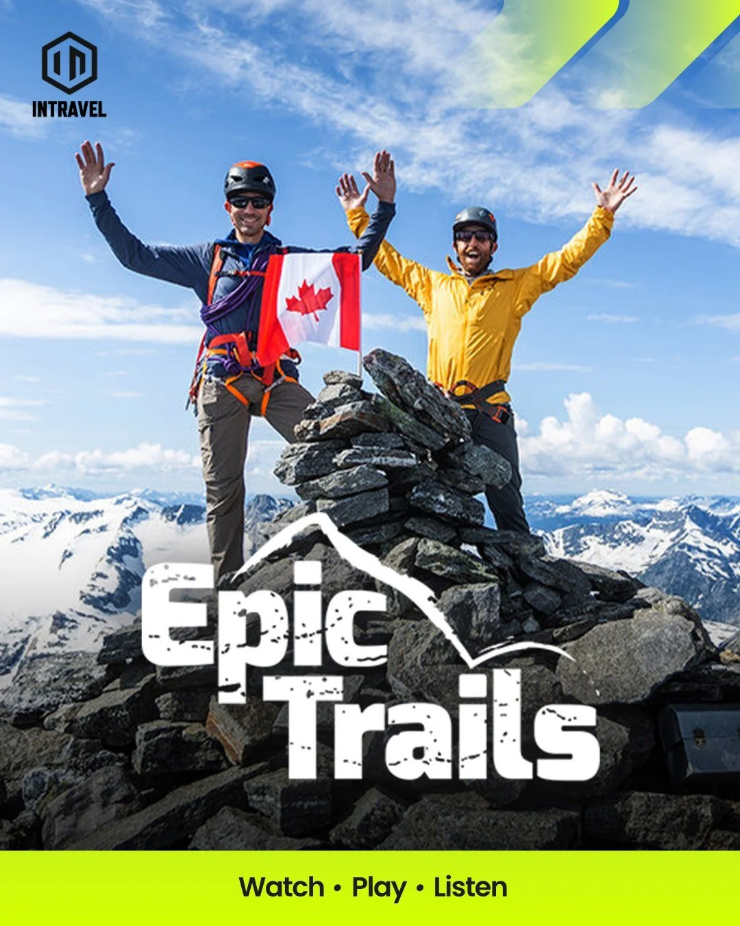Join Epic Trails on a journey through some of the world&rsquo;s most breathtaking hiking routes on Intravel.

Follow Eric Hanson as he discovers hidden paths, meets incredible people and explores the landscapes that make each trail unforgettable.

bi