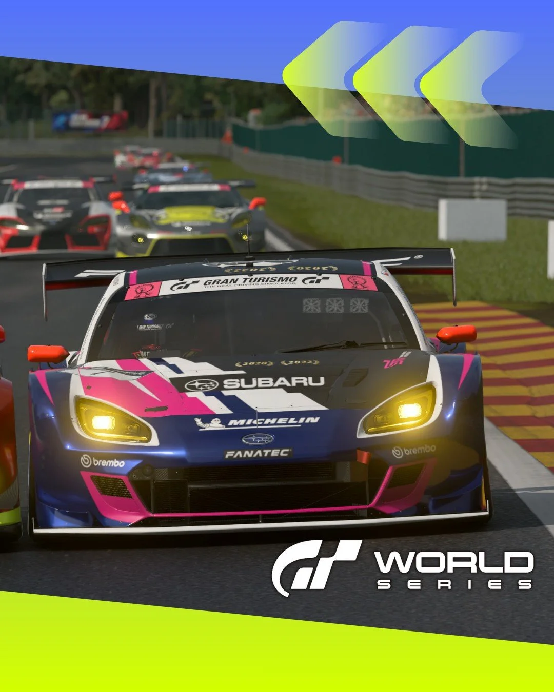 🏁 GT World Series World Finals
 December 20&ndash;21 in Fukuoka, Japan.

 The best drivers. The biggest stage.

 Champions will be crowned. Stream it live on StreamPlay.