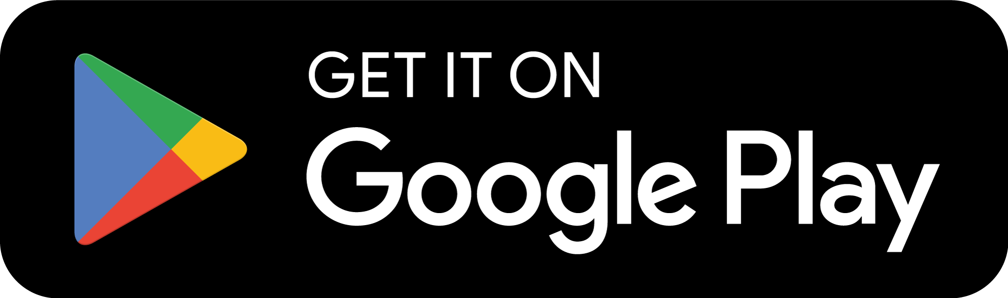 Get it on Google Play logo with a black background and white text