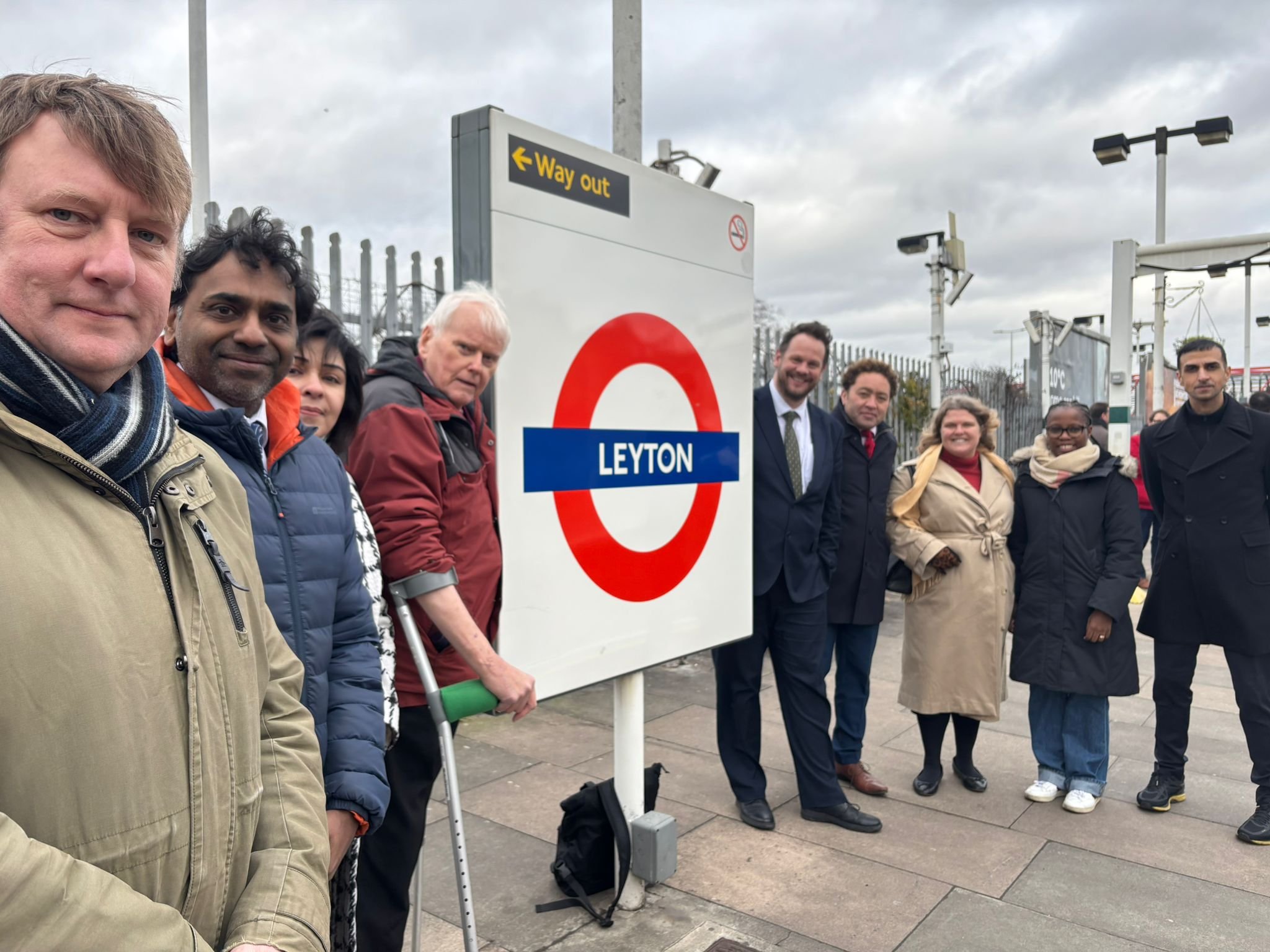 Step free access at Leyton Underground station