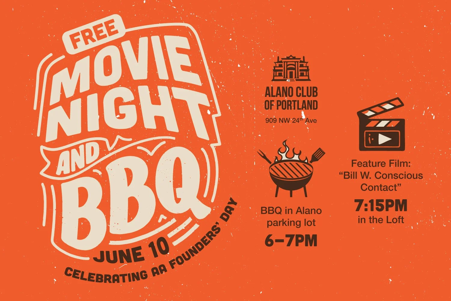 Founders's Day BBQ and Movie Night