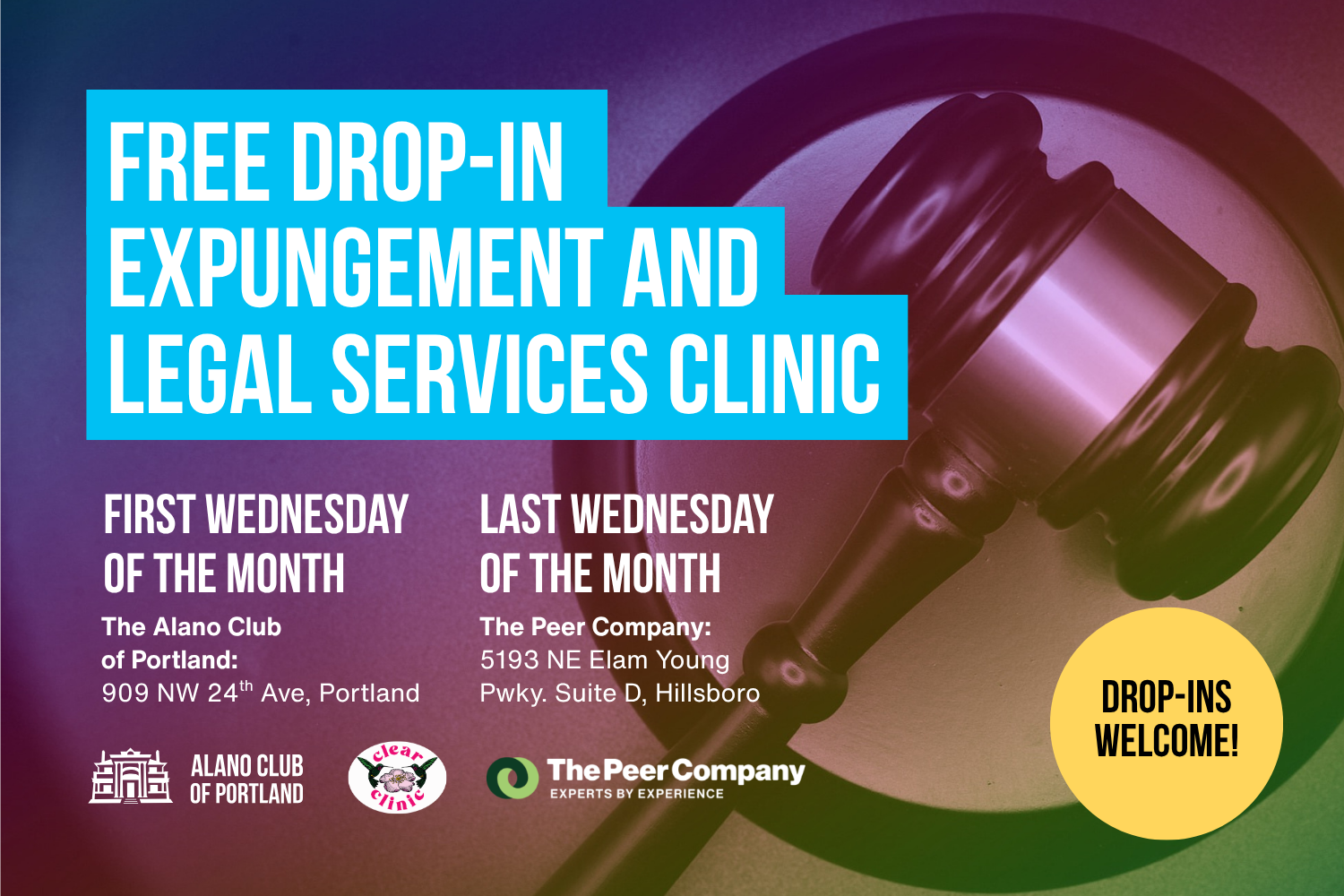 Free Legal Sercices and Expungement Clinic (Copy)