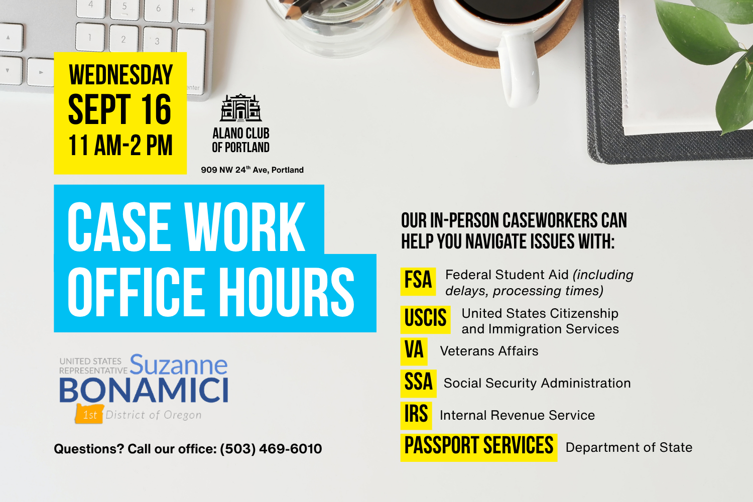 Constituent Caseworker Mobile Office Hours