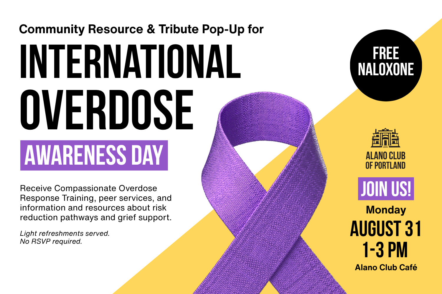 International Overdose Awareness Day Community Event