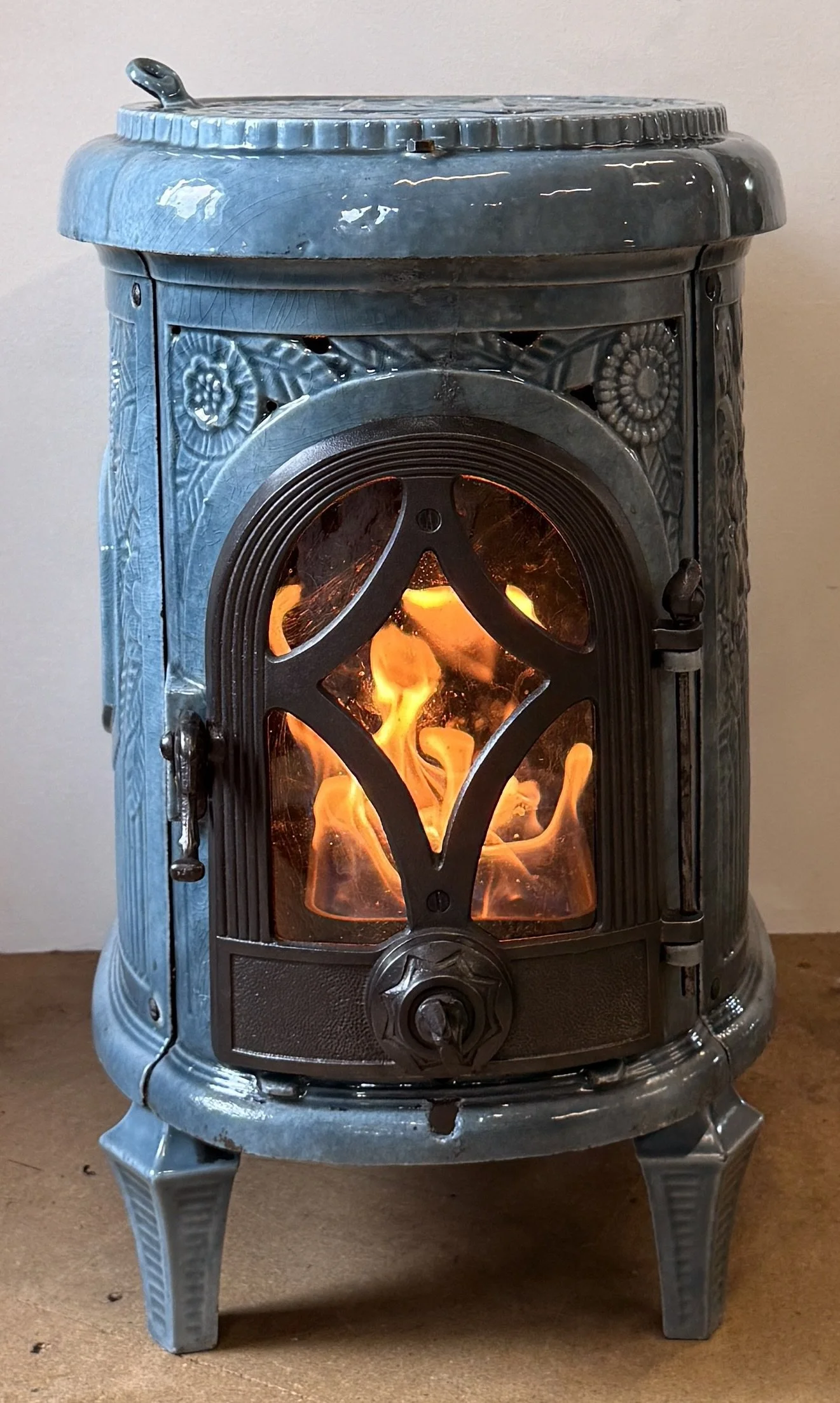 Door view of Antique French Stove