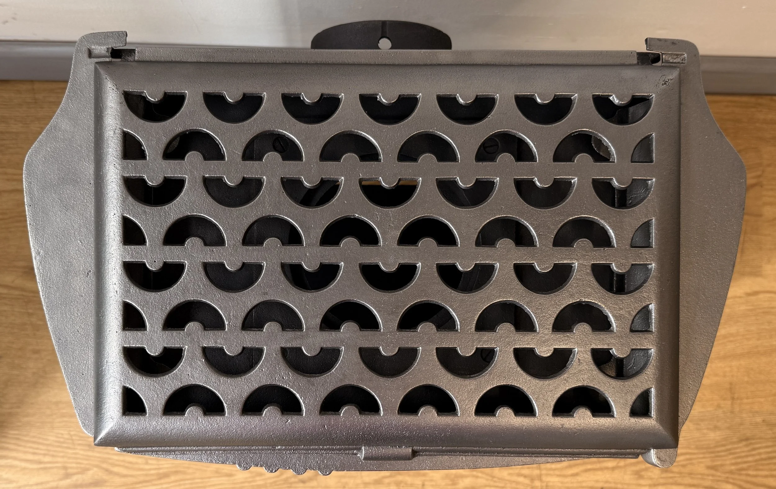 Top view of French stove