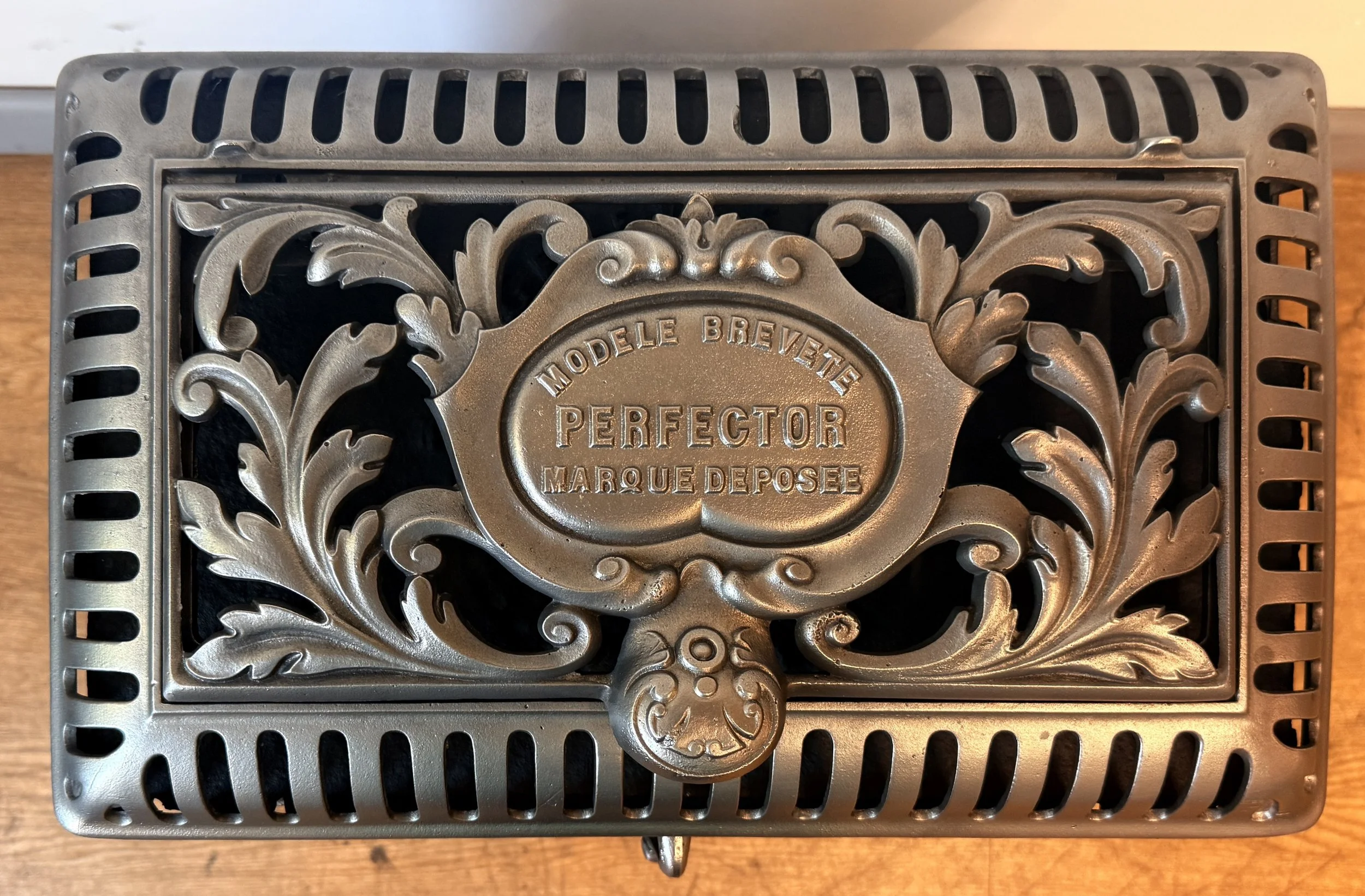 Decorative lid of Antique French Stove