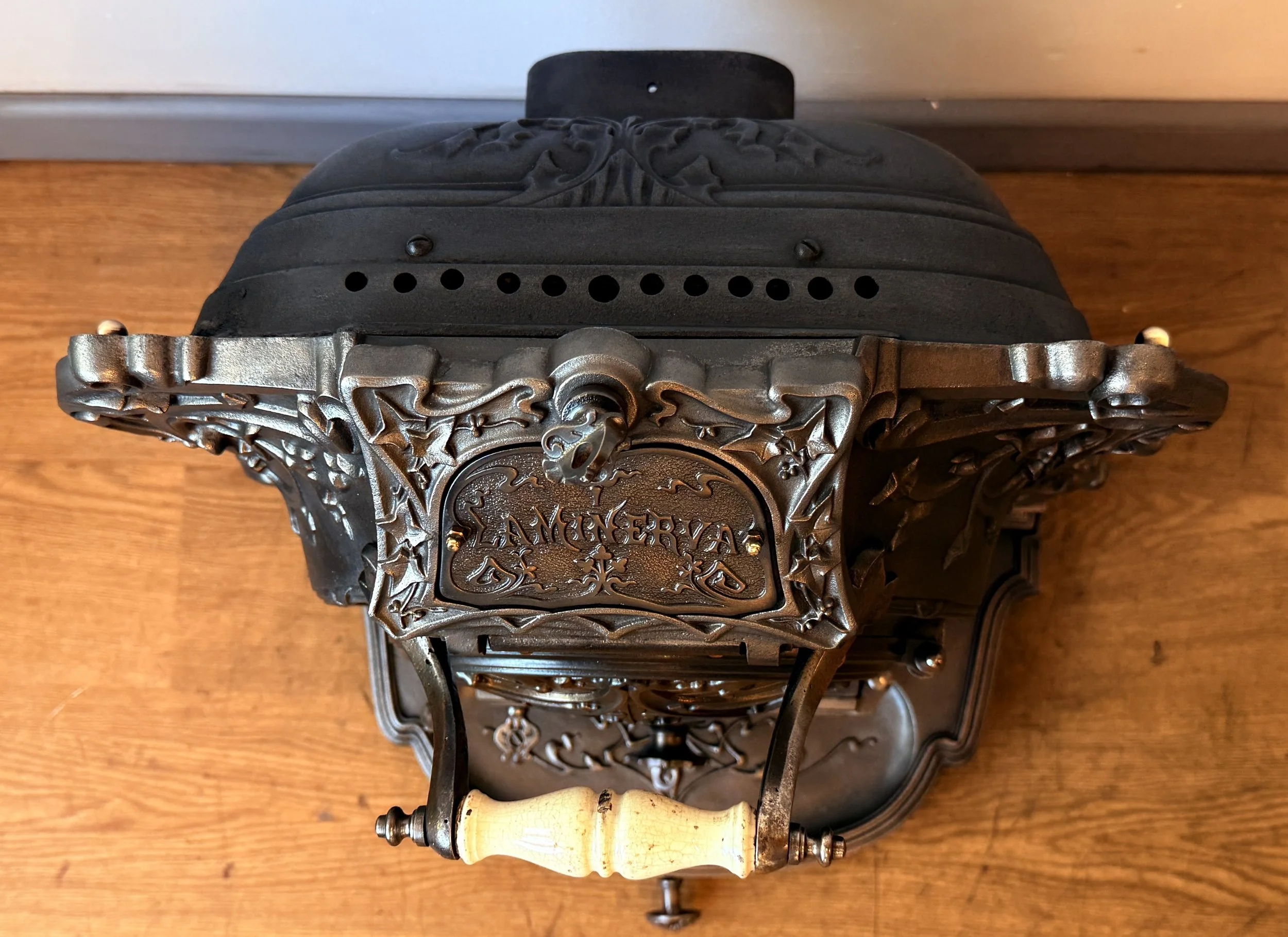 Top view of French Antique Stove