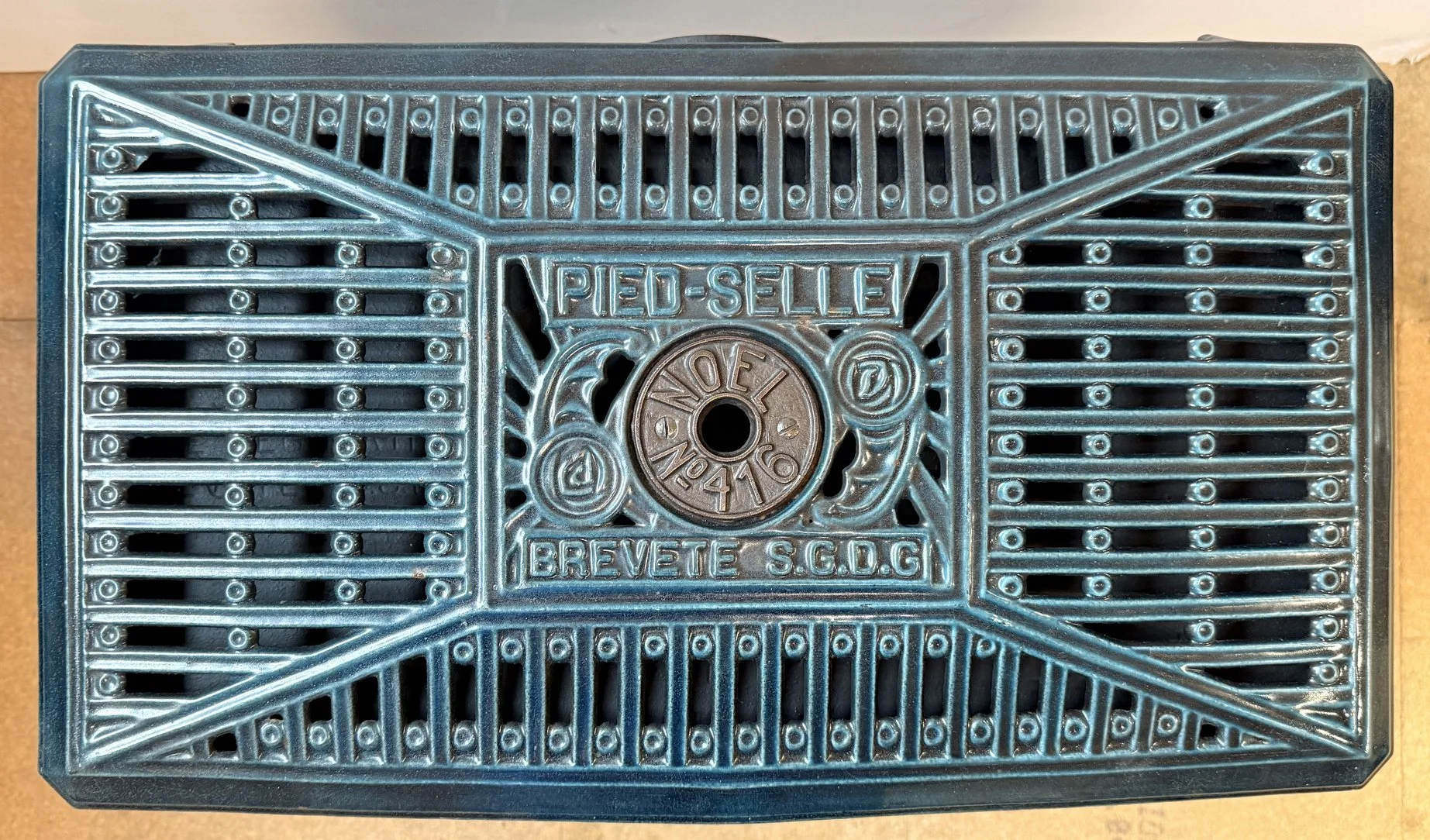 Lid of an Antique French Stove