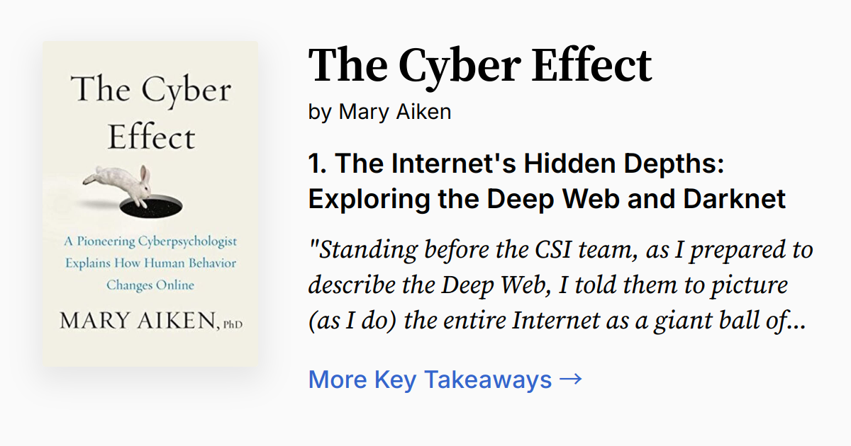 Book: The Cyber Effect