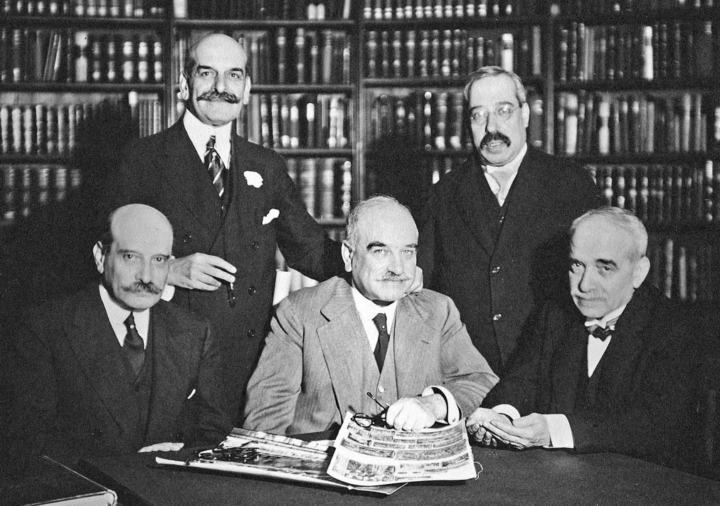 Paul, Felix, Max, Fritz, and Aby: Gisela's uncles