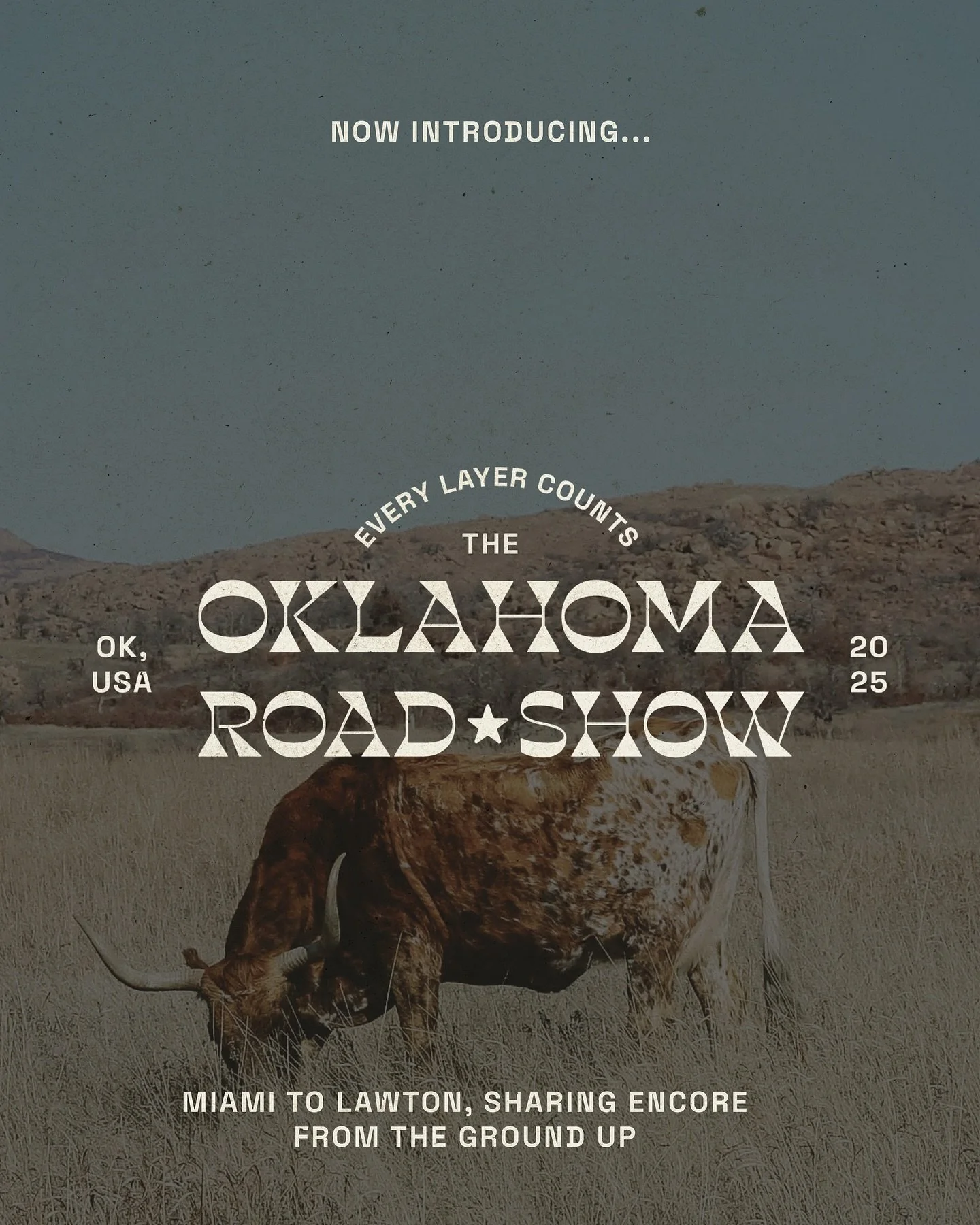 It&rsquo;s official! 

The Oklahoma Road Show is kicking off today!

From East to West, North to South, Miami to Lawton, I&rsquo;ll be crisscrossing my home state to share Encore&rsquo;s story right here in my own backyard. 

Here&rsquo;s to being yo