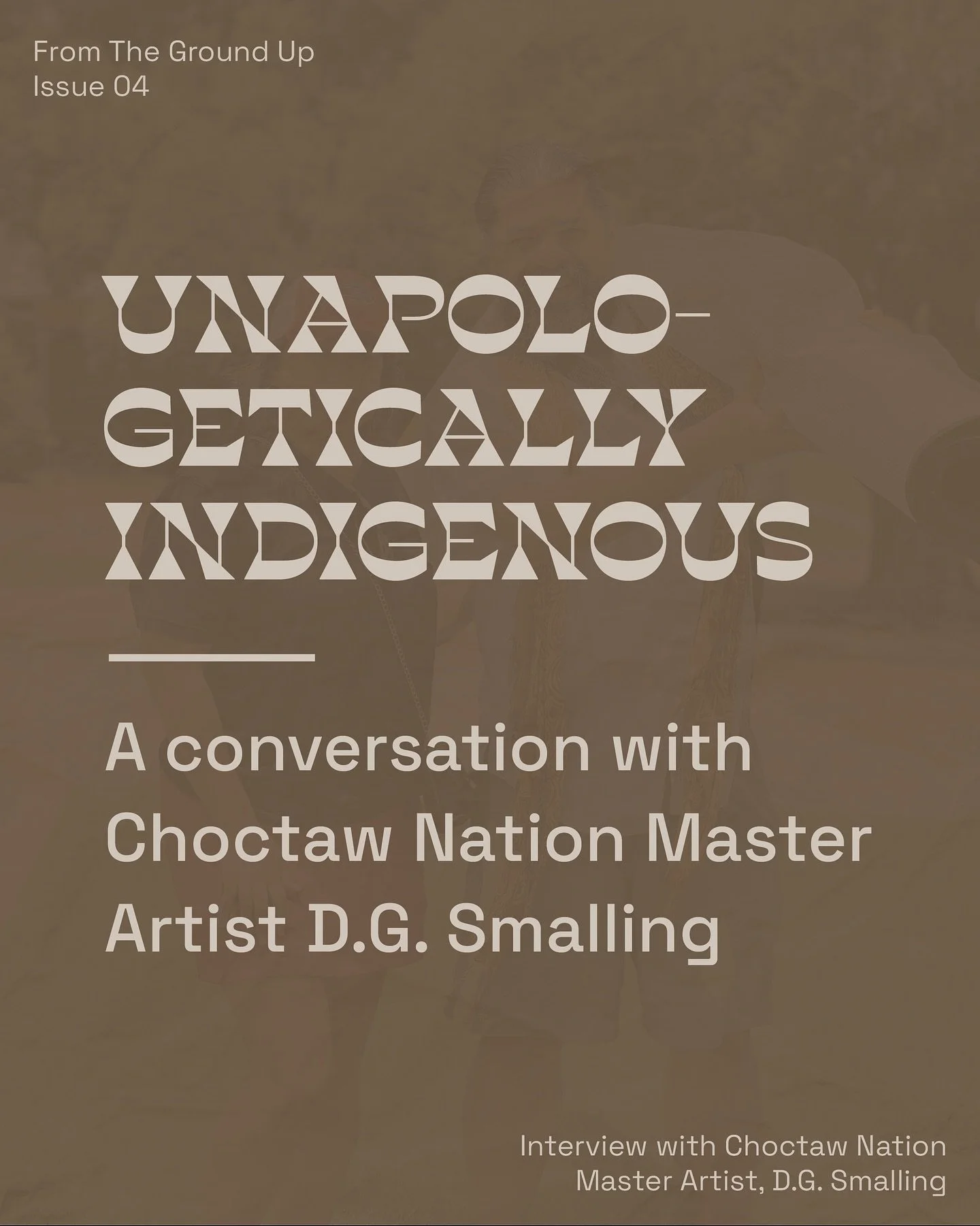 &ldquo;Unapologetically Indigenous&rdquo; 

That&rsquo;s how Choctaw Nation Master Artist @dgsmalling describes his work. 

His approach proves that authenticity creates a powerful connection, carrying stories, identity and meaning into the spaces pe