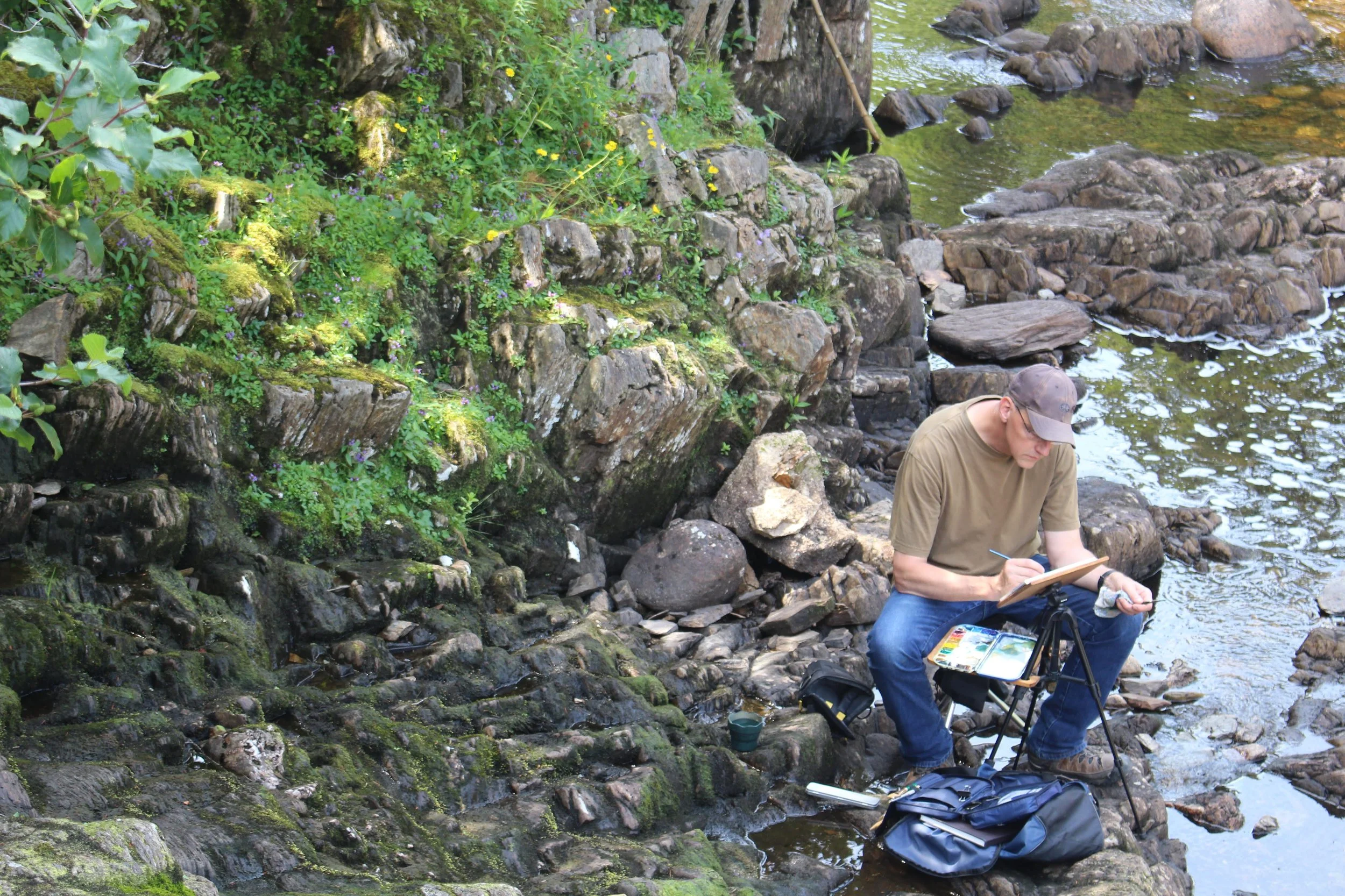 Painting in Newfoundland.JPG