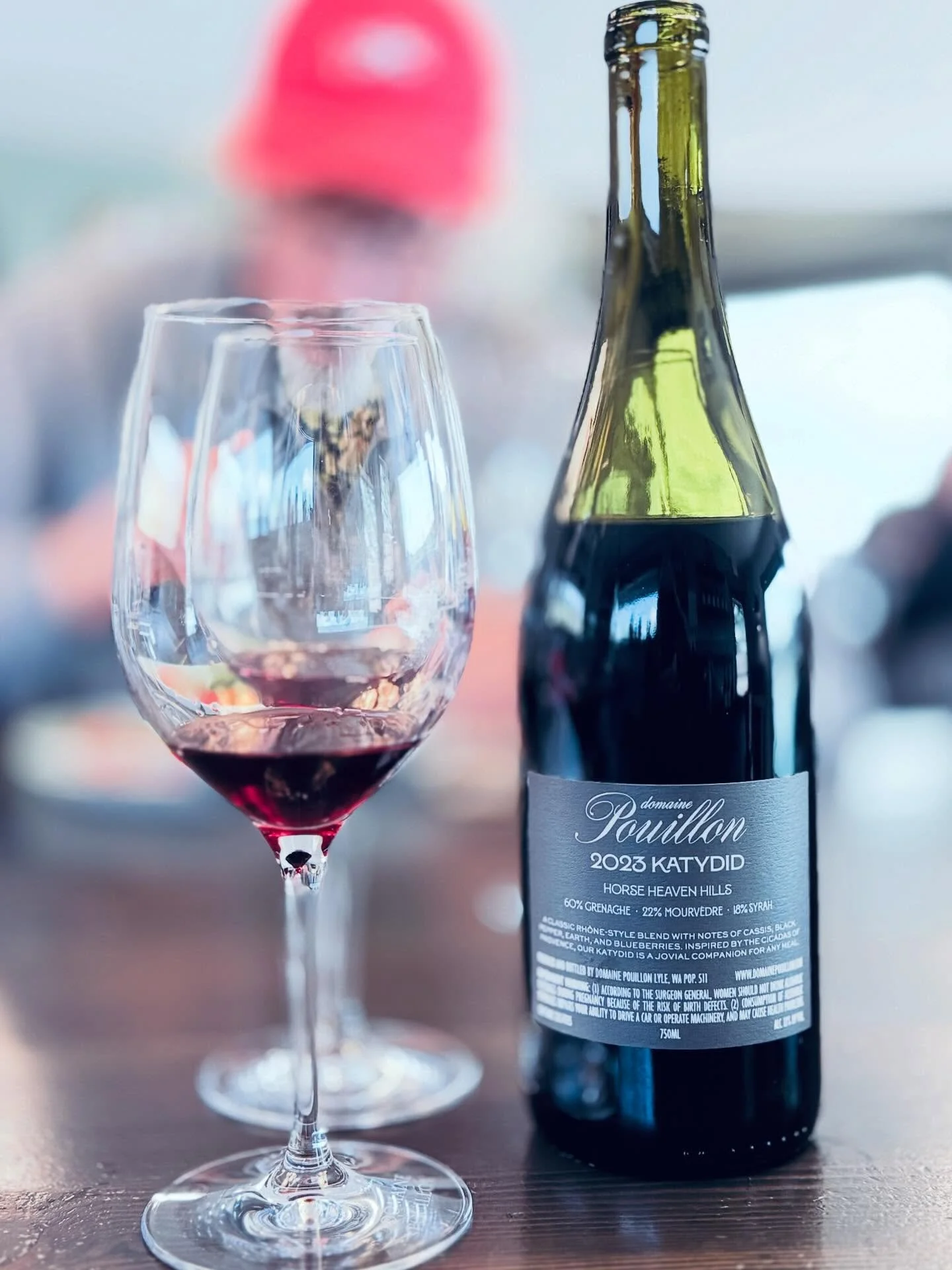 Katydid is back.

Our 2023 Rh&ocirc;ne blend returns with a new vintage&mdash;Grenache, Mourv&egrave;dre, and Syrah&mdash;crafted to evolve year to year. It never promises to be the same, but it always promises to be delicious.

Join us at the bistro