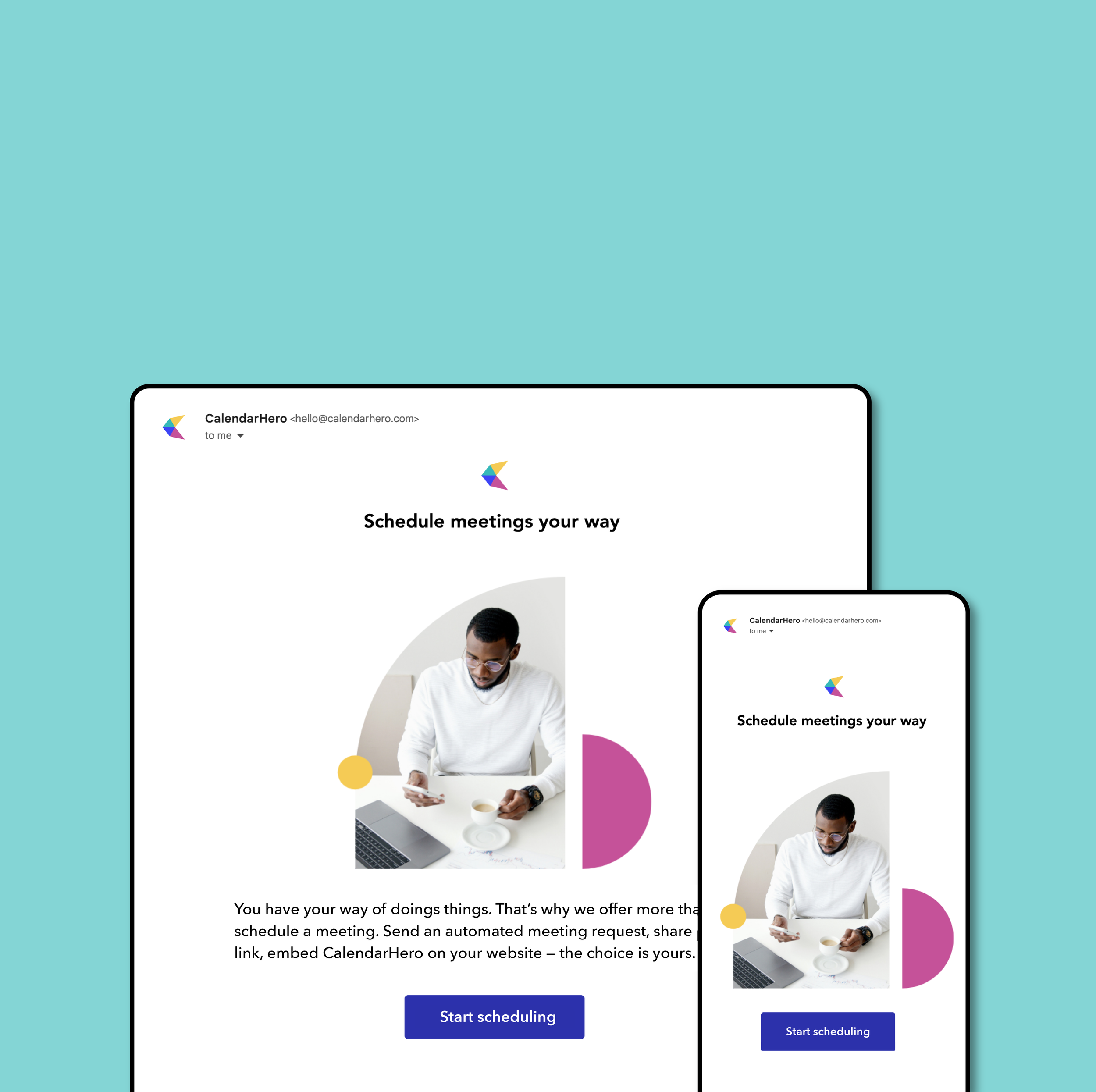 Email became one of CalendarHero's highest-performing channels. I rebuilt the entire email program—segmentation, automation, messaging architecture—to drive engagement and conversions across the funnel. Email open rates improved by 200% , driving tri