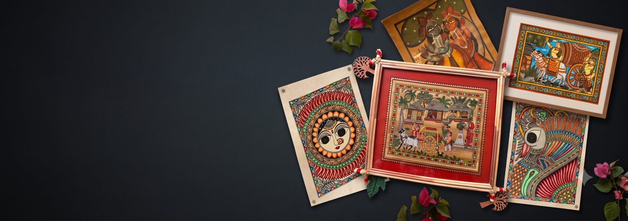 Handmade Indian wall art