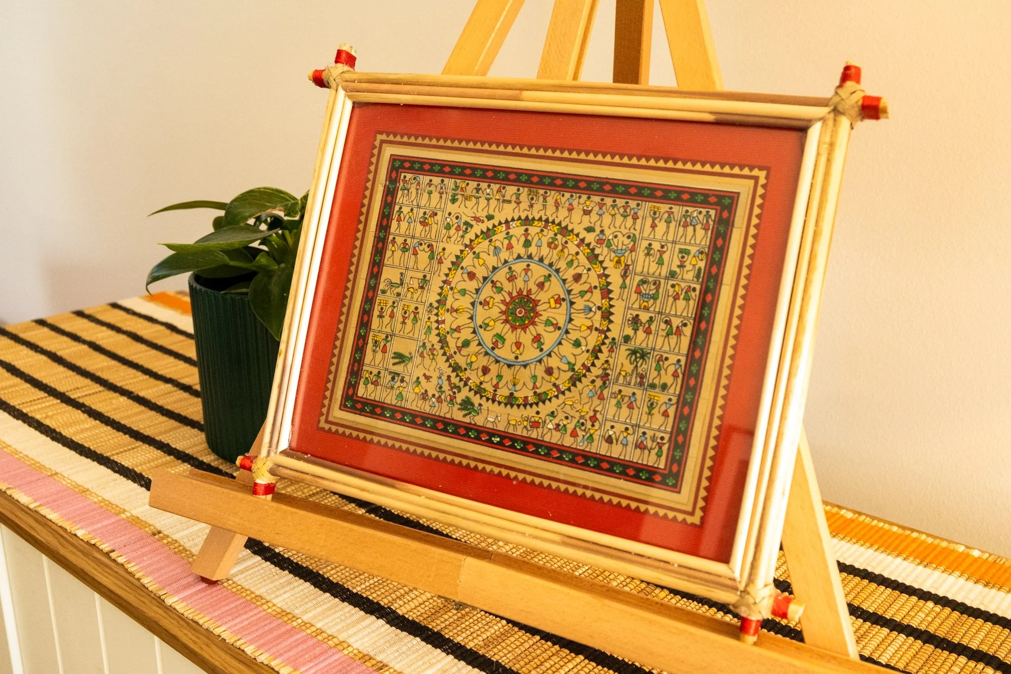 Handmade Wall Art – Floral Mandala Painting