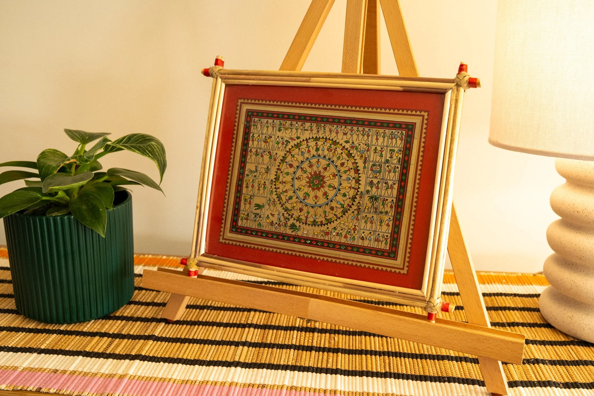Handmade Wall Art – Floral Mandala Painting