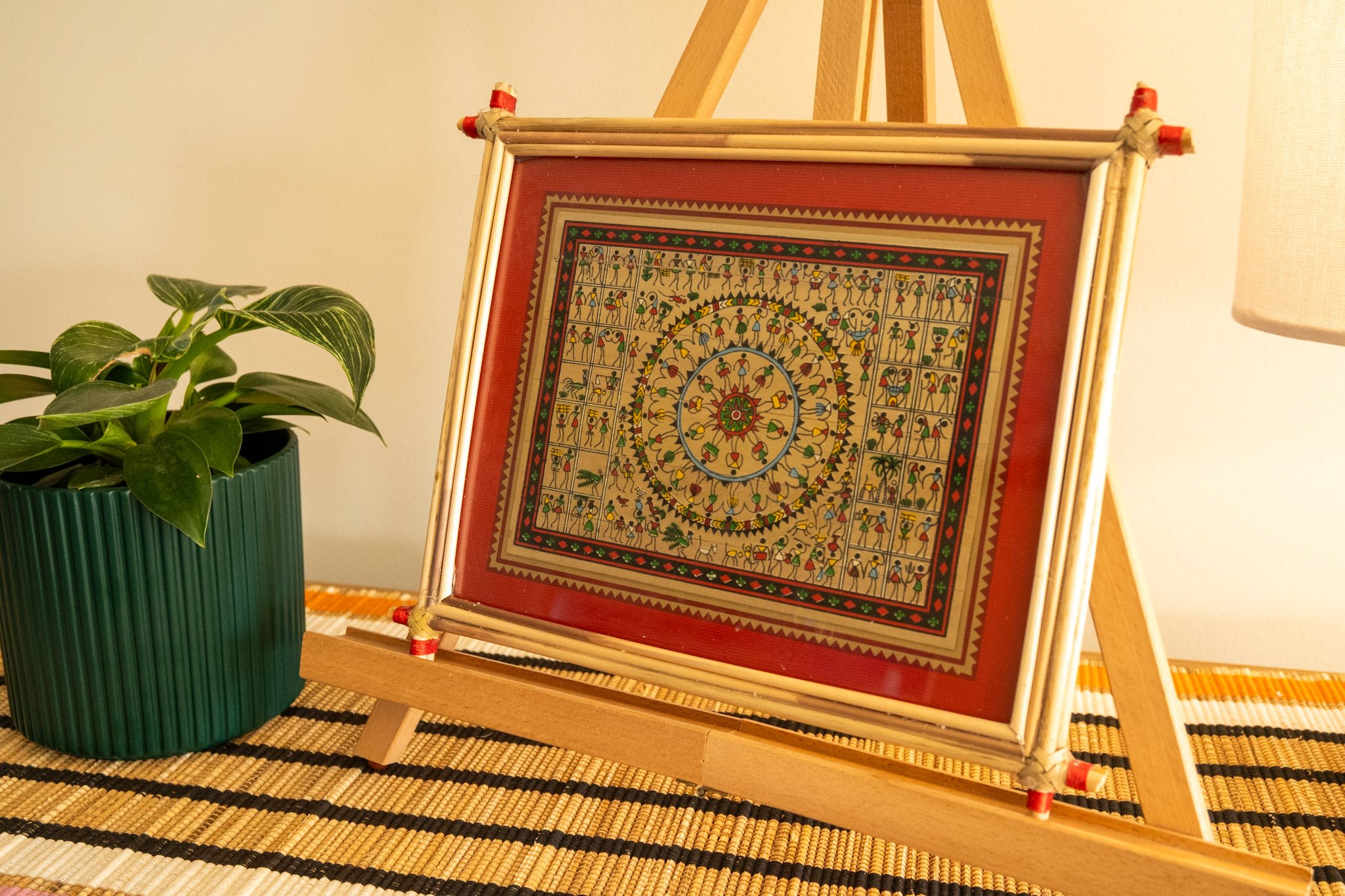 Handmade Wall Art – Floral Mandala Painting