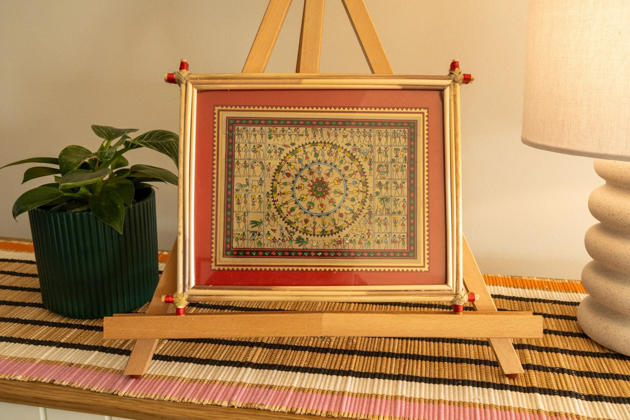 Handmade Wall Art – Floral Mandala Painting