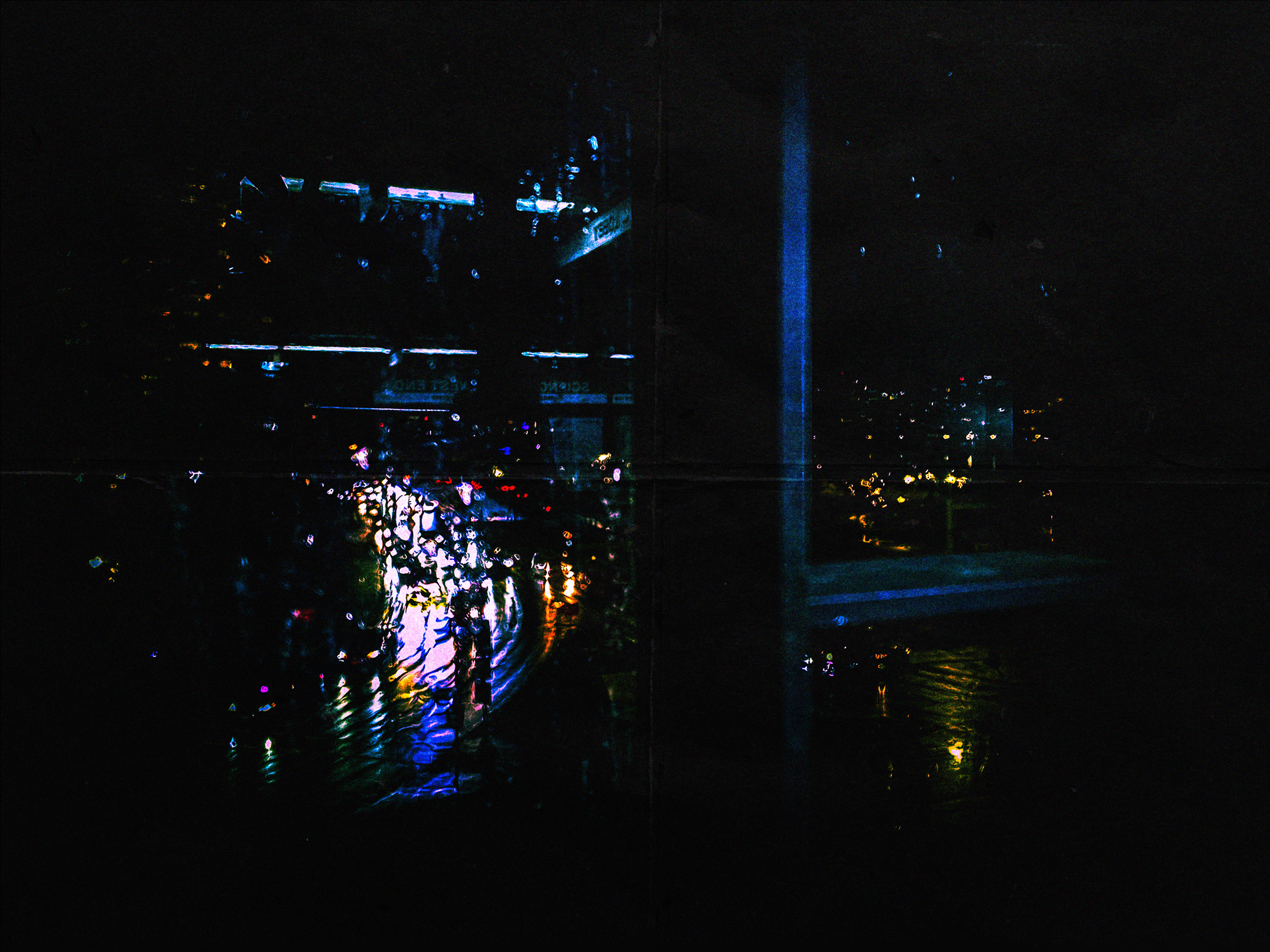"RAINFALL ON A SUBWAY PLATFORM"