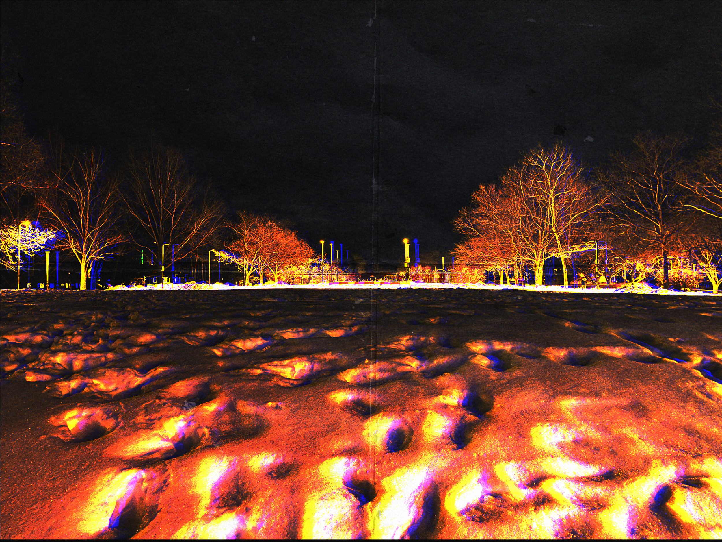 "SNOWBEDS (A SKY ON FIRE)"