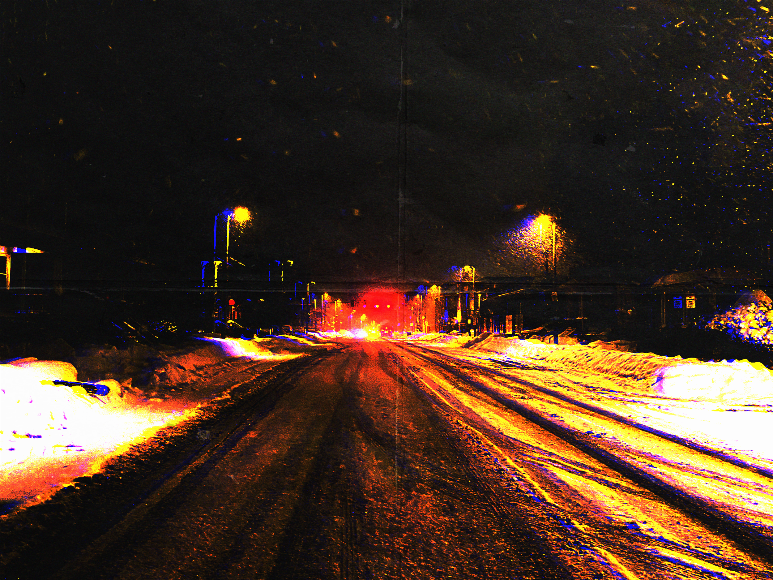 "THE SNOWFALL & THE TRAVELER"