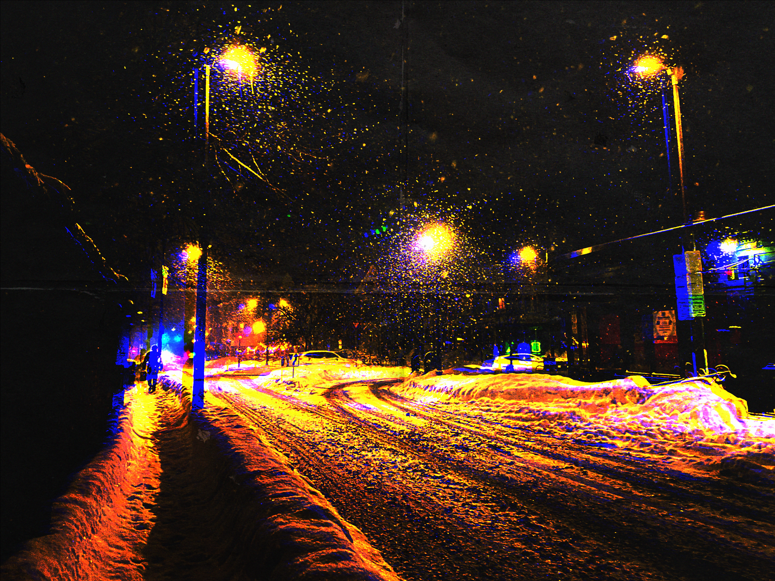 "THE SNOWFALL & THE TRAVELER"