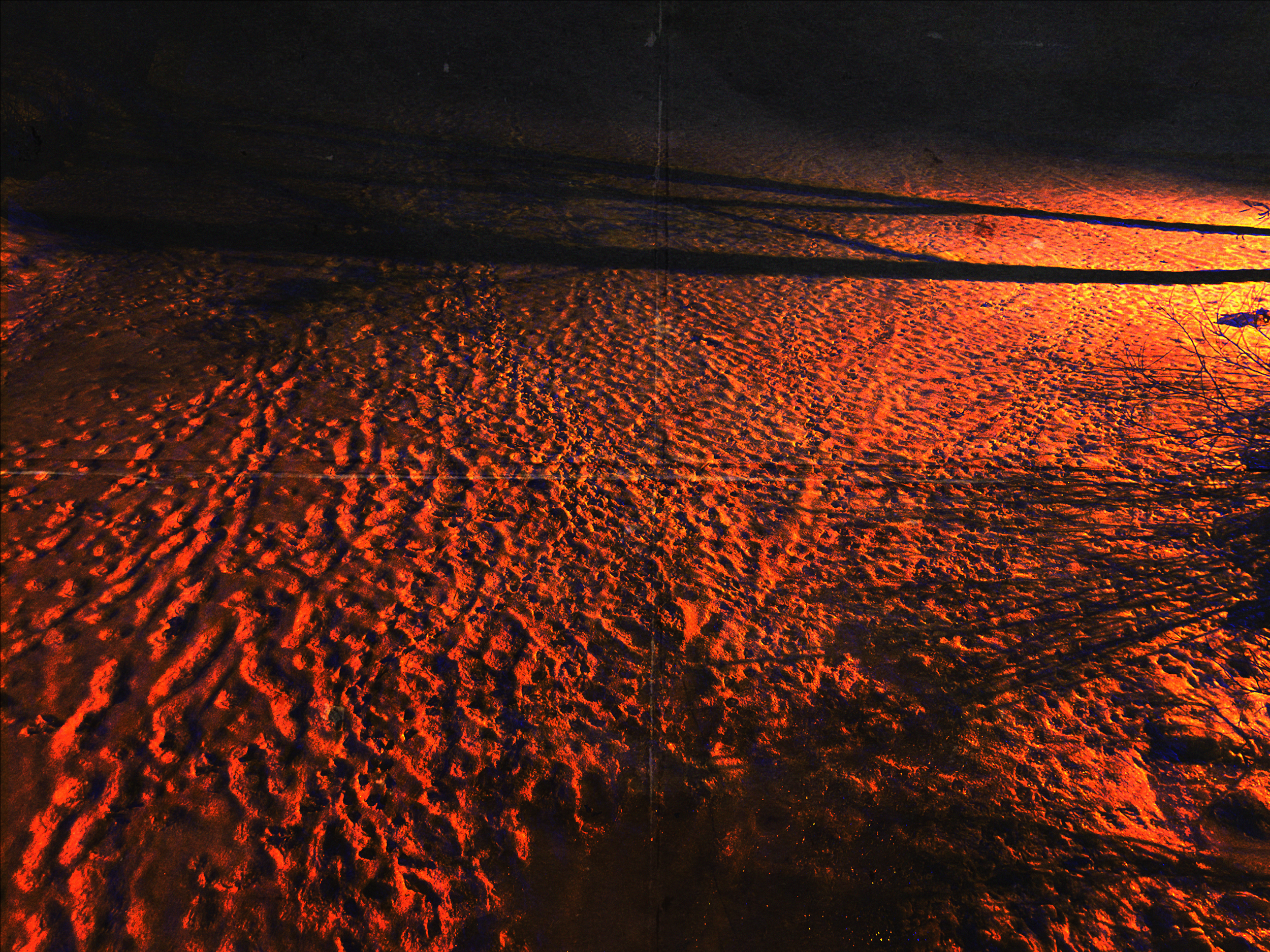 "SNOWBEDS (A SKY ON FIRE)"