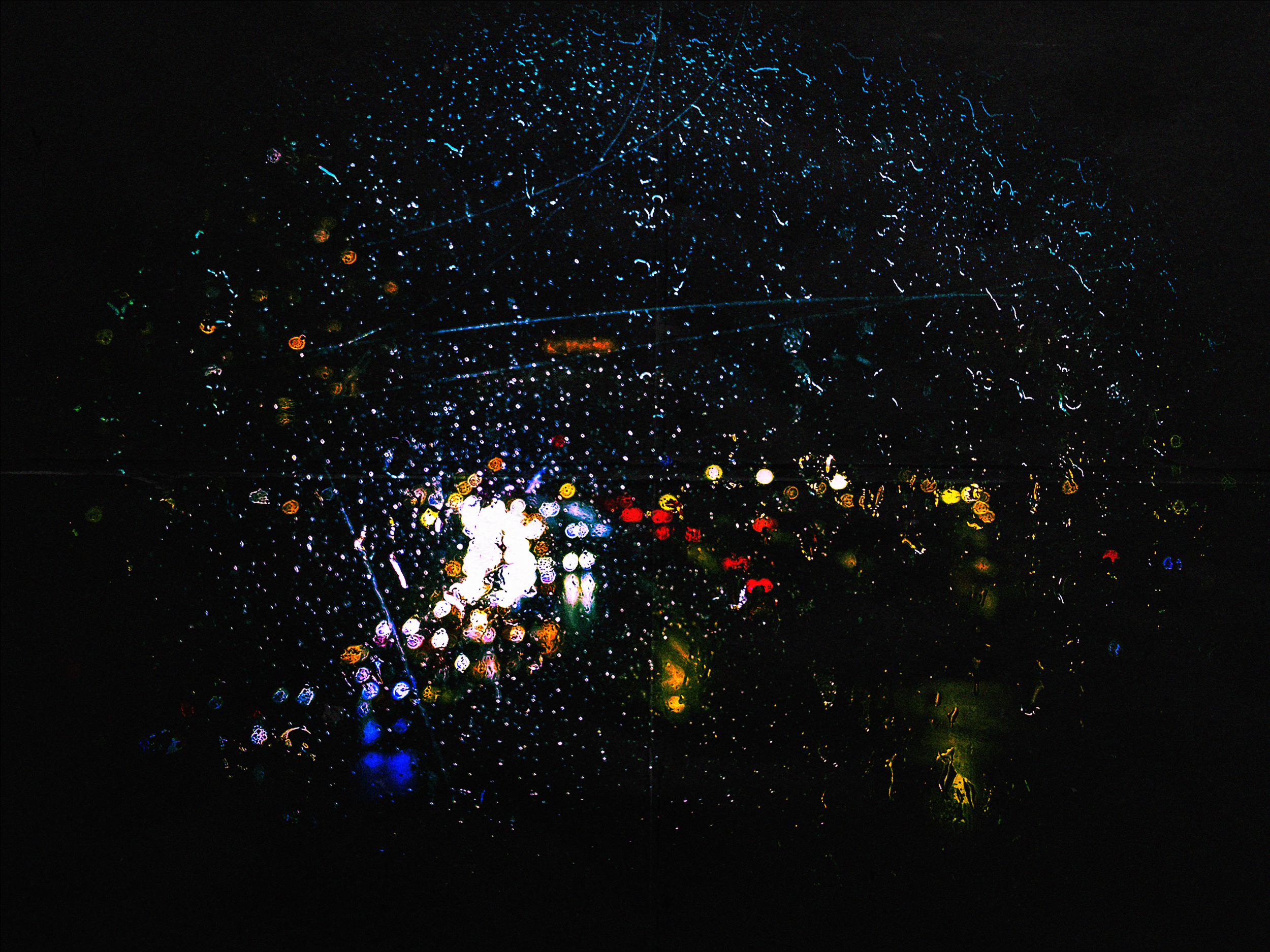 "RAINFALL ON A SUBWAY PLATFORM"